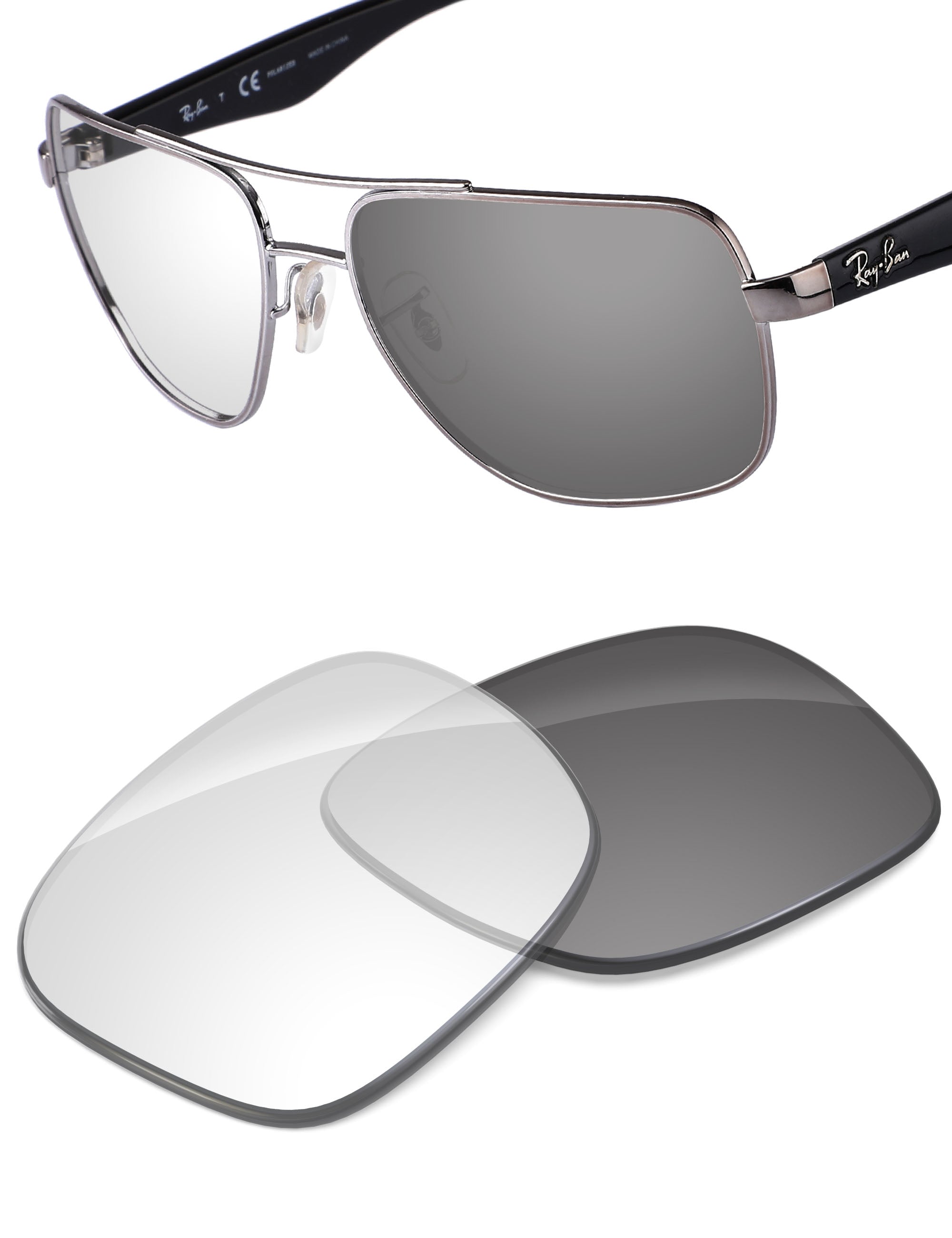 Adapt Gray Photochromic Blue Light Blocking-Non-Polarized
