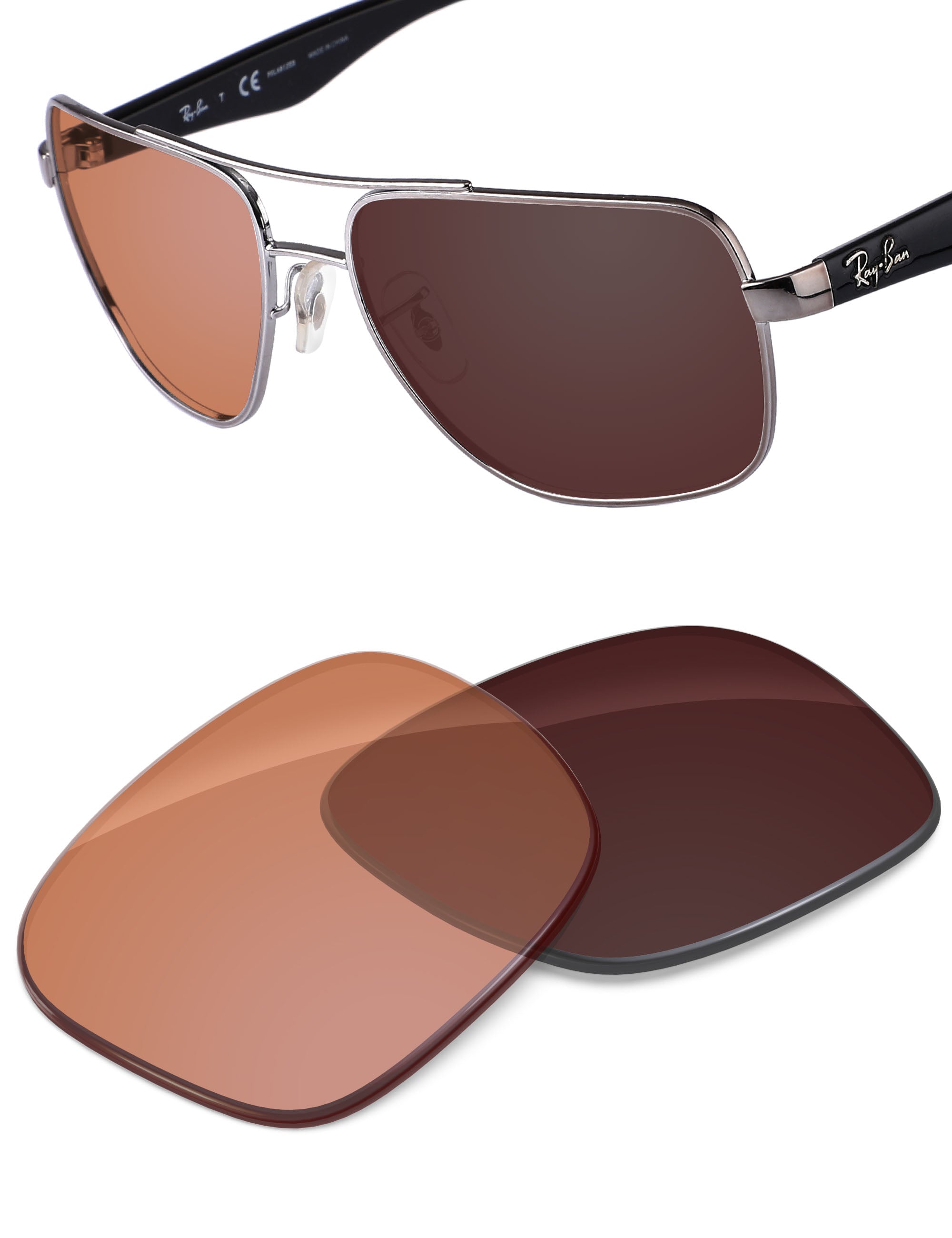 Orange Tint Photochromic-Non-Polarized