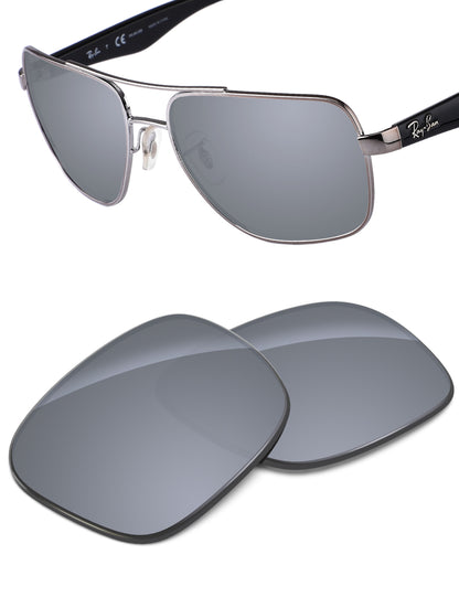 Silver Metallic FlashMirror™-Non-Polarized