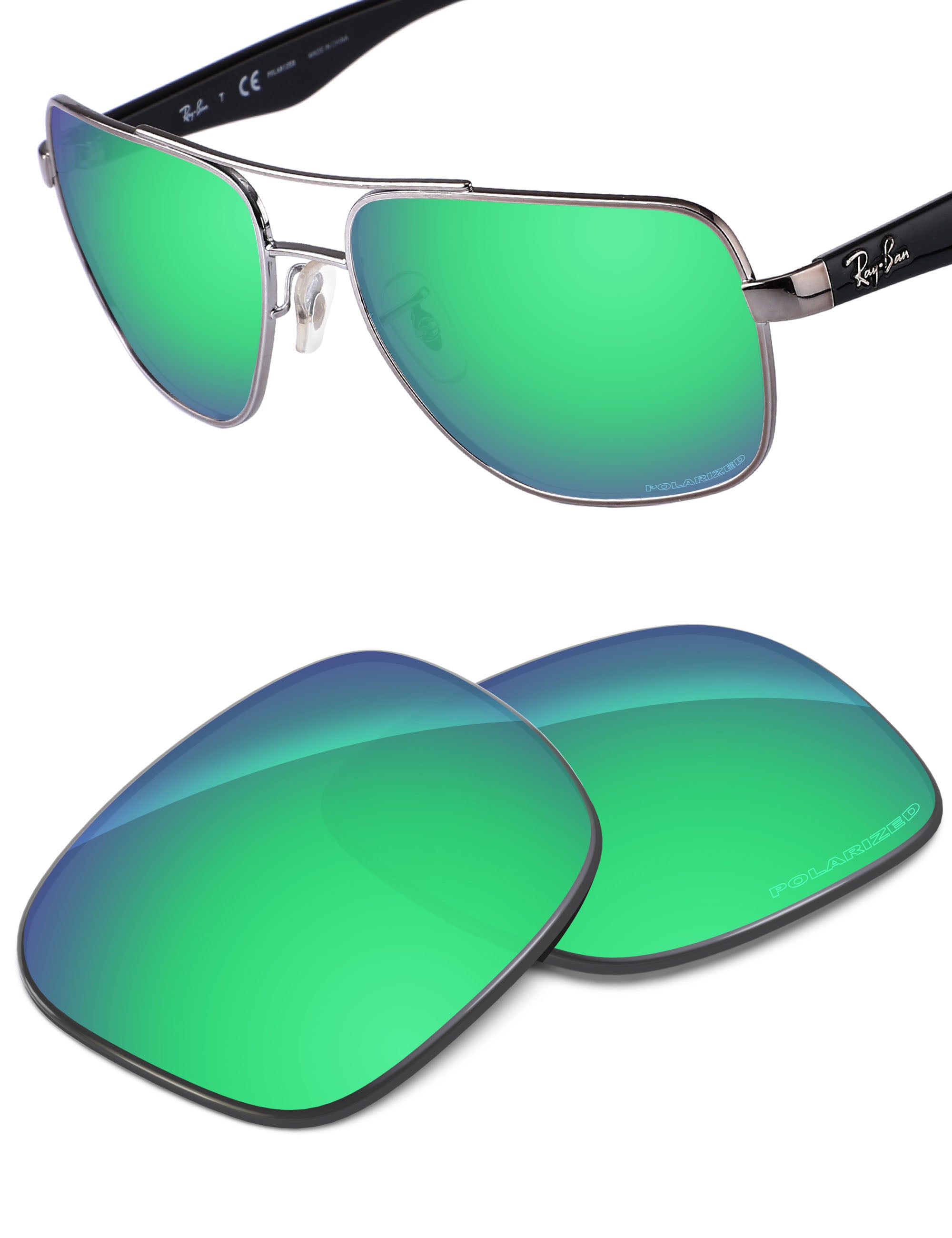 Emerald Green FlashMirror™-Polarized