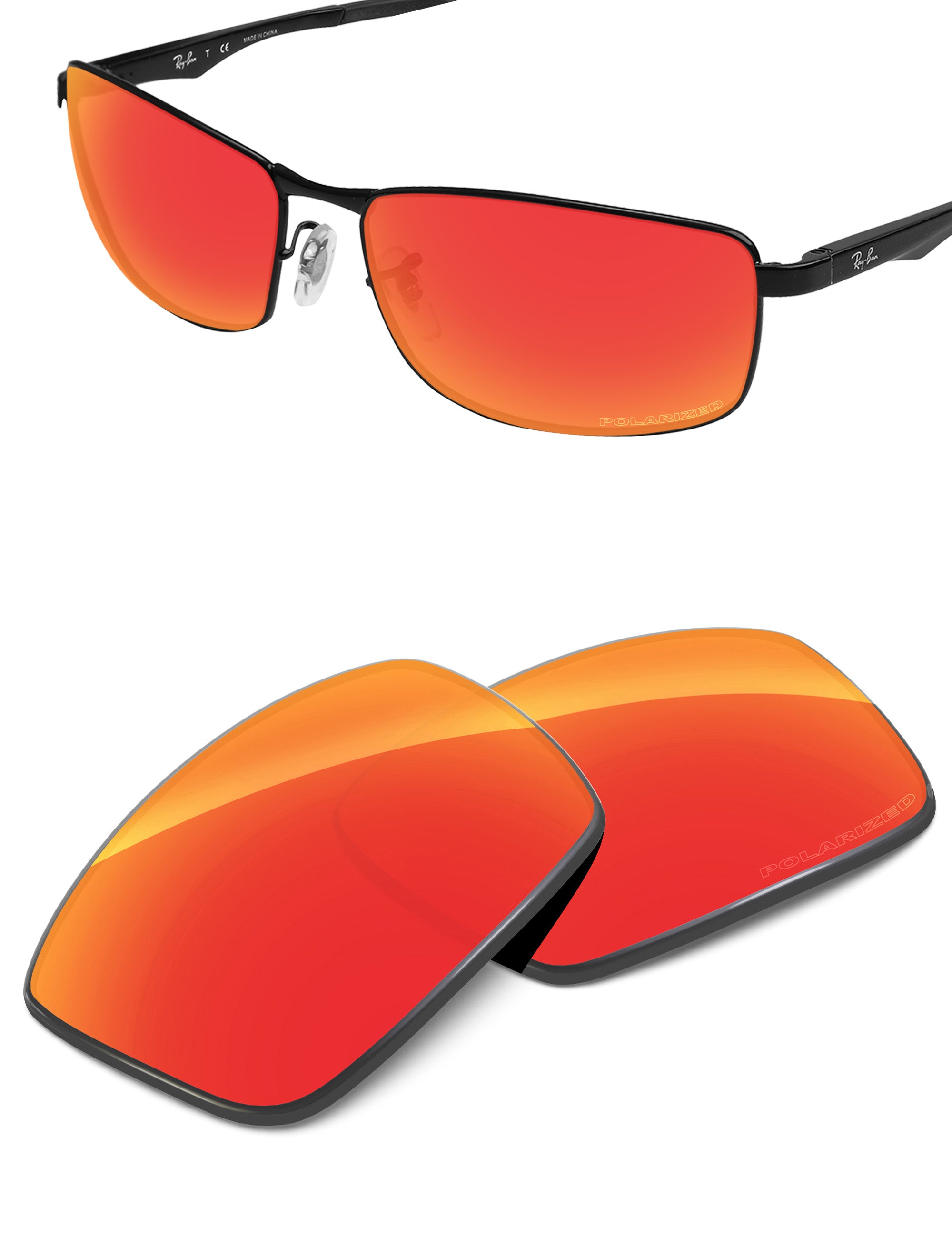 Fire Red FlashMirror™-Polarized