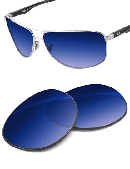 Aqua Blue Gradient-Non-Polarized