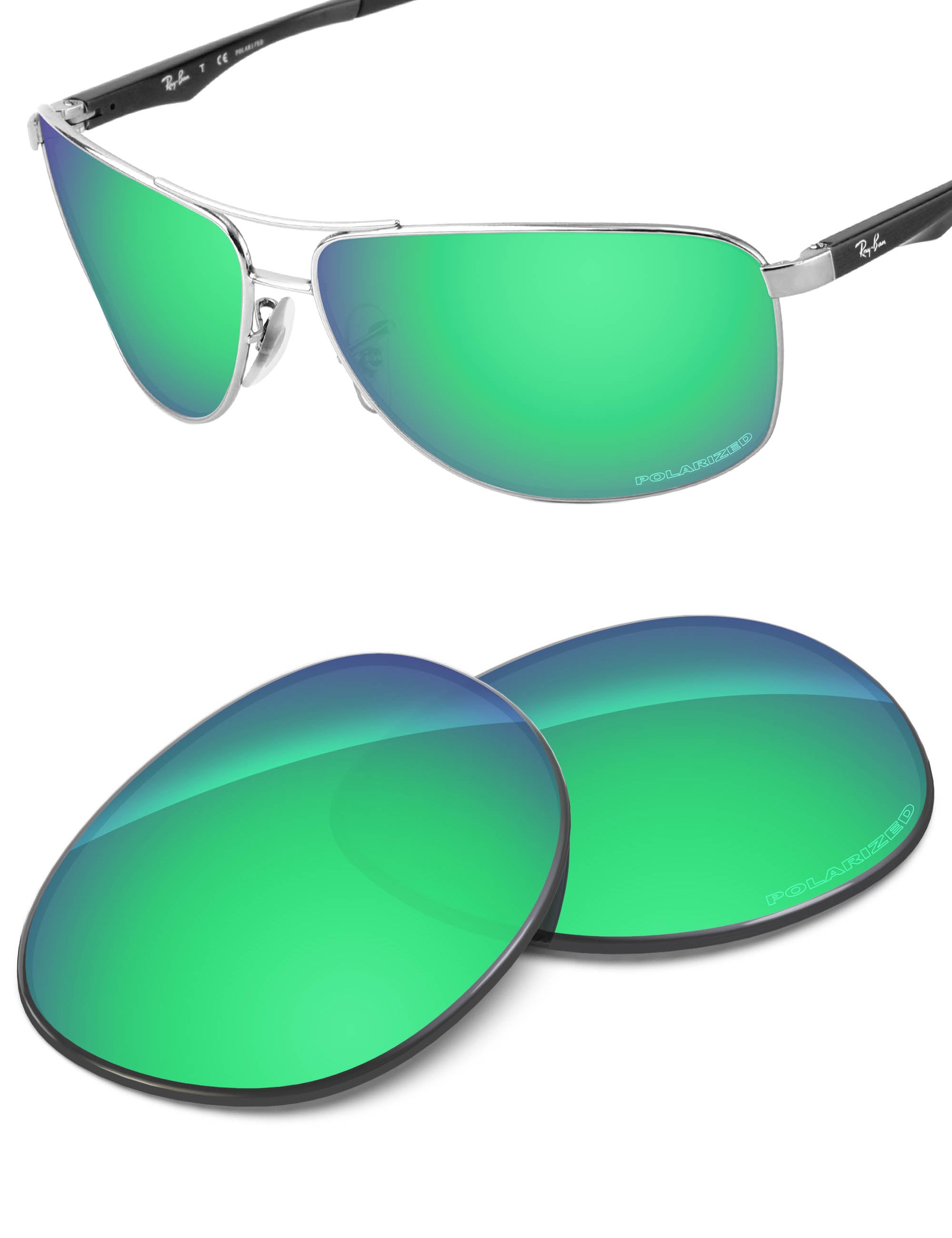 Emerald Green FlashMirror™-Polarized
