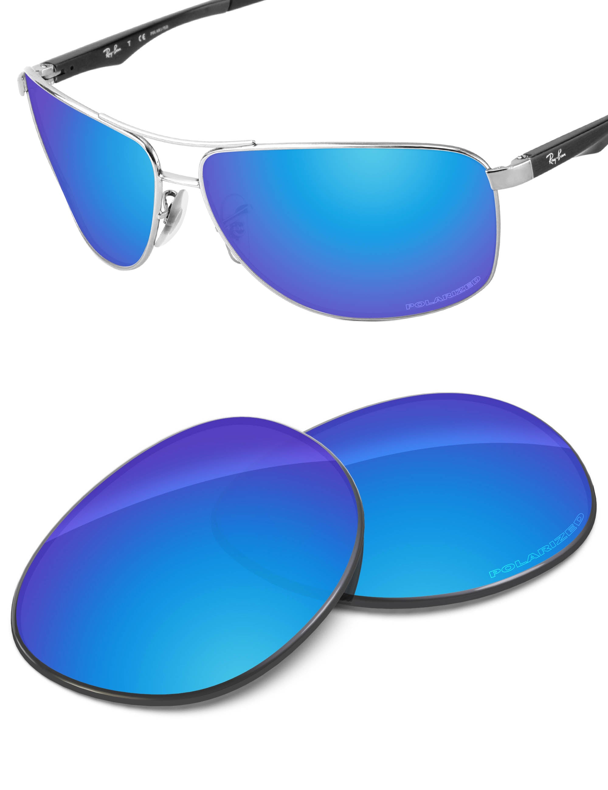 Sky Blue FlashMirror™-Polarized