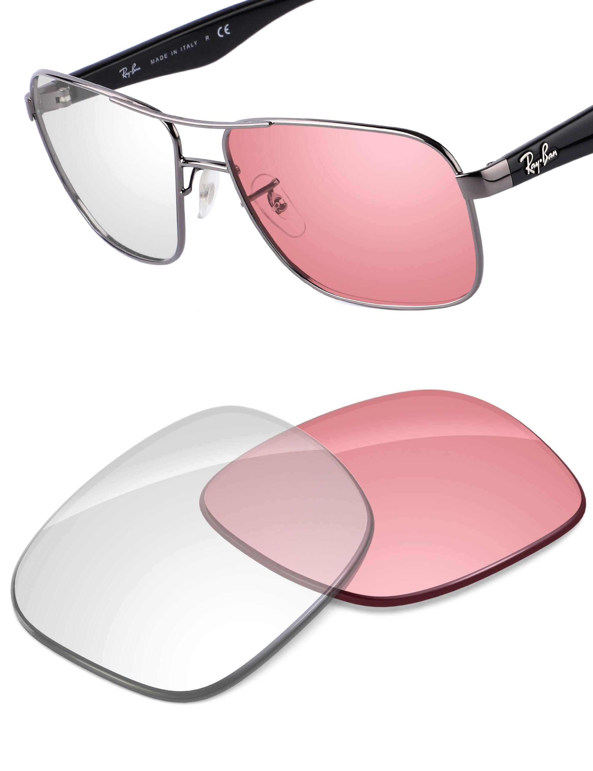 Adapt Pink Photochromic-Non-Polarized