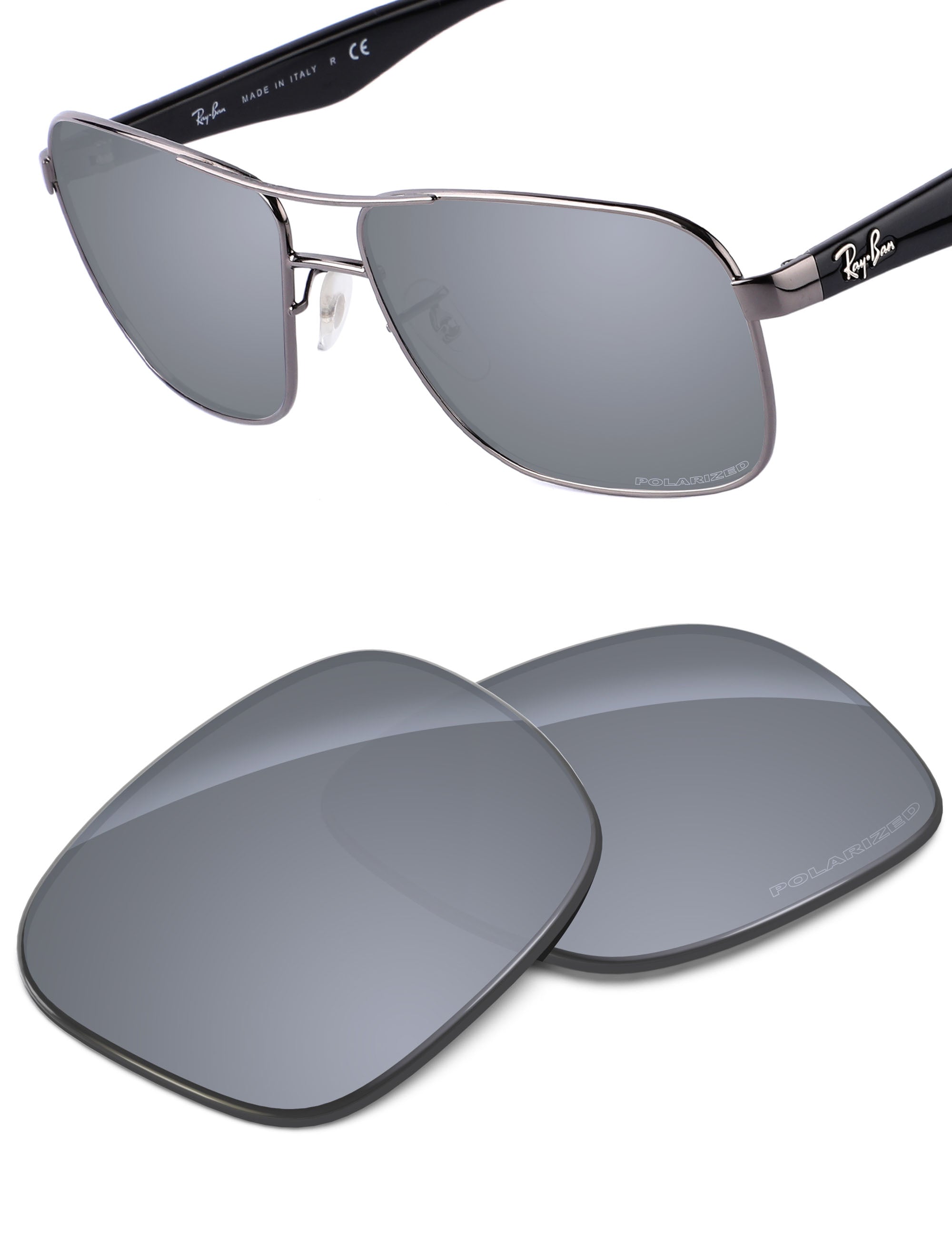 Silver Metallic FlashMirror™-Polarized