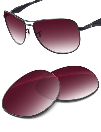 Wine Red Gradient-Non-Polarized