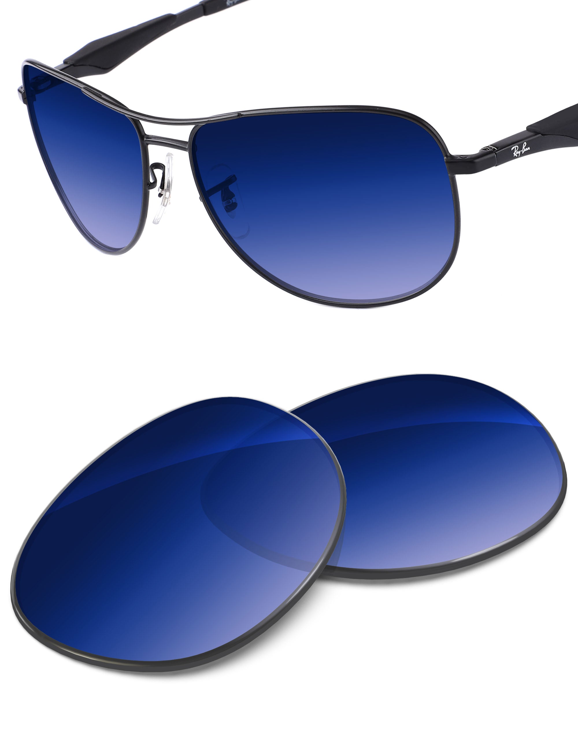 Aqua Blue Gradient-Non-Polarized