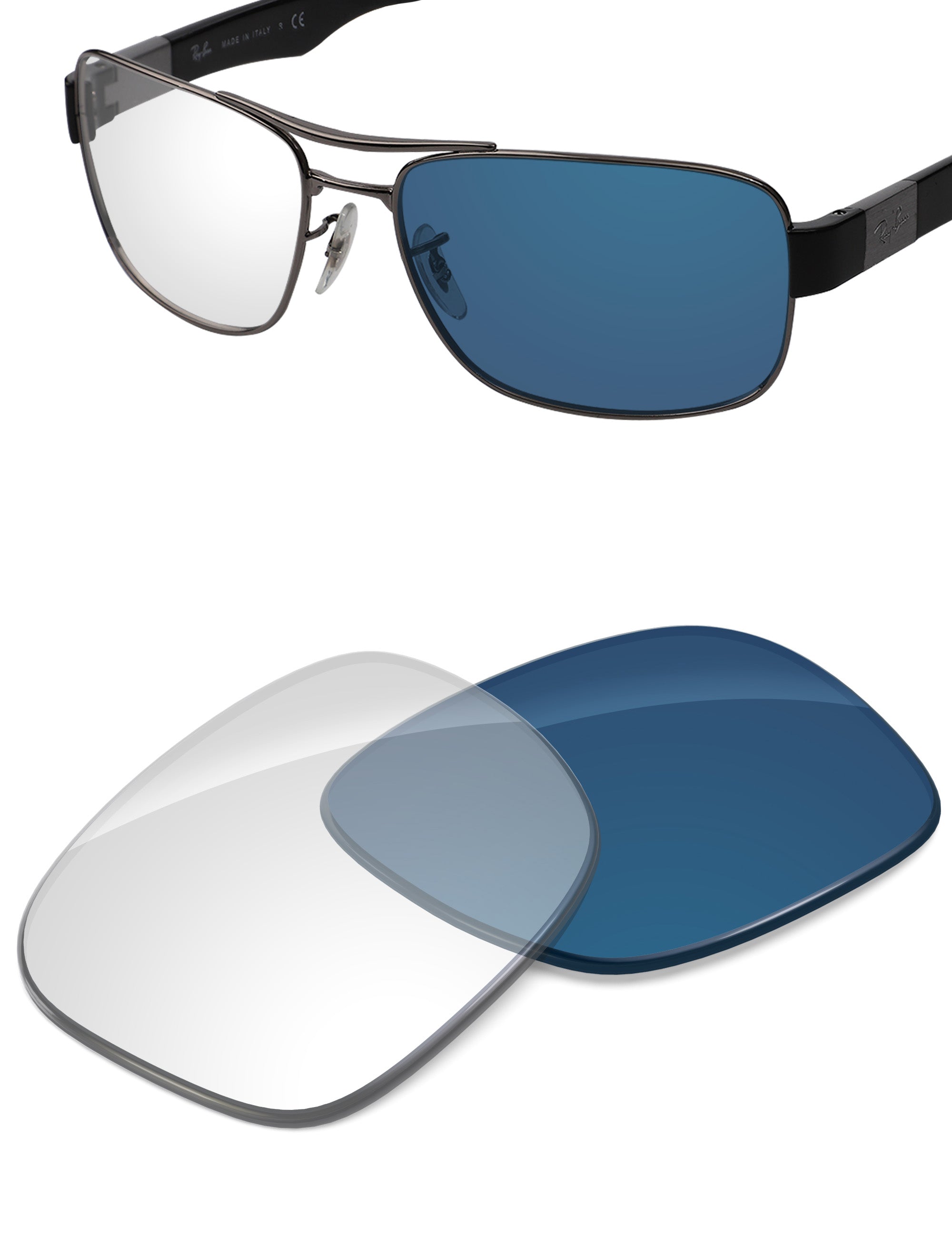 Adapt Blue Photochromic-Non-Polarized