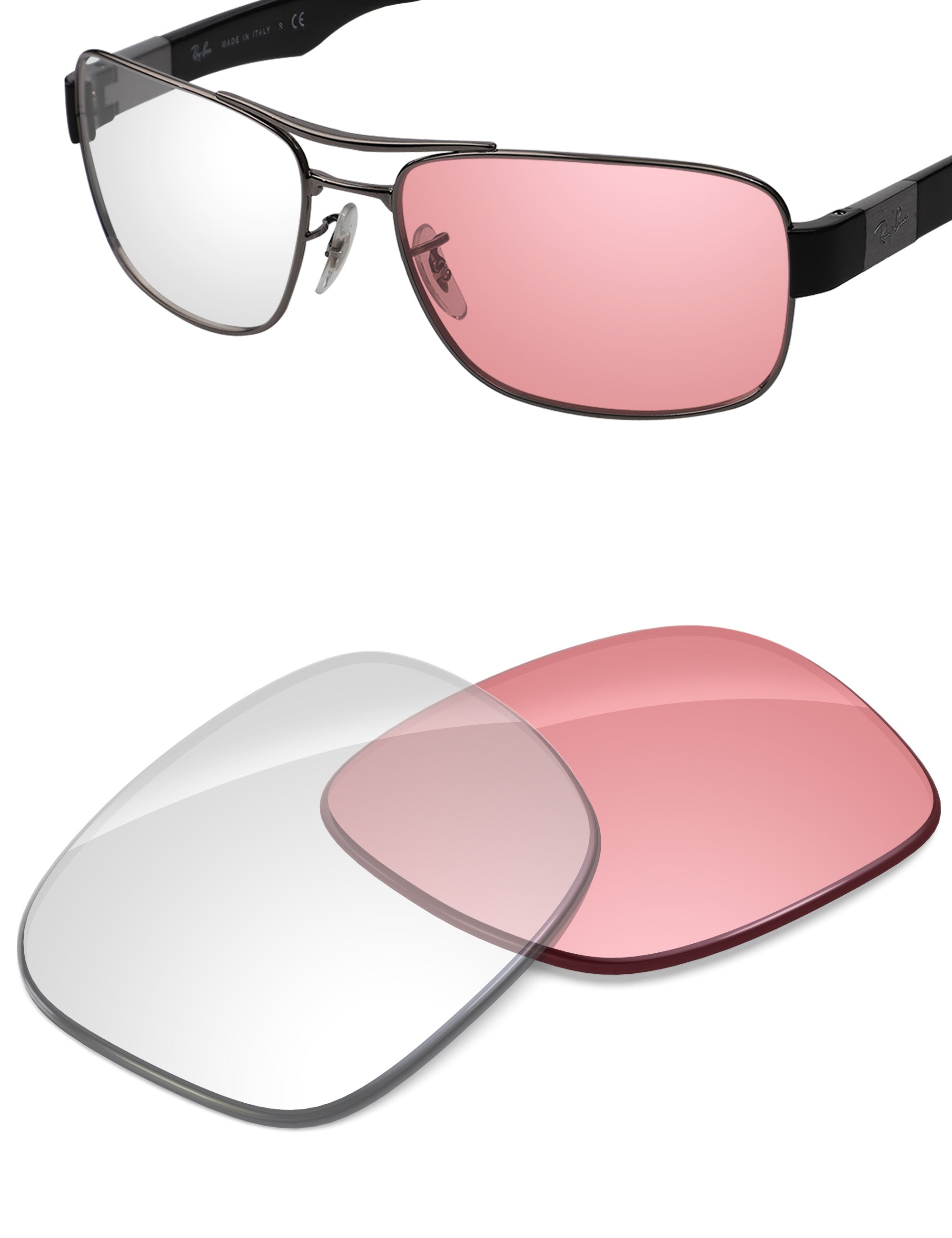 Adapt Pink Photochromic-Non-Polarized