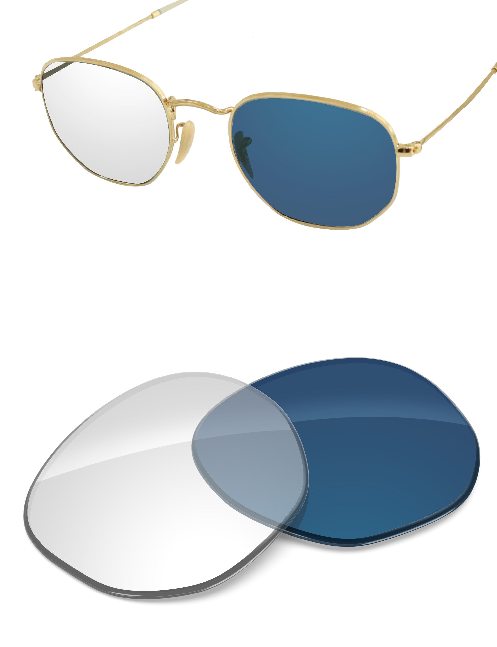 Adapt Blue Photochromic-Non-Polarized