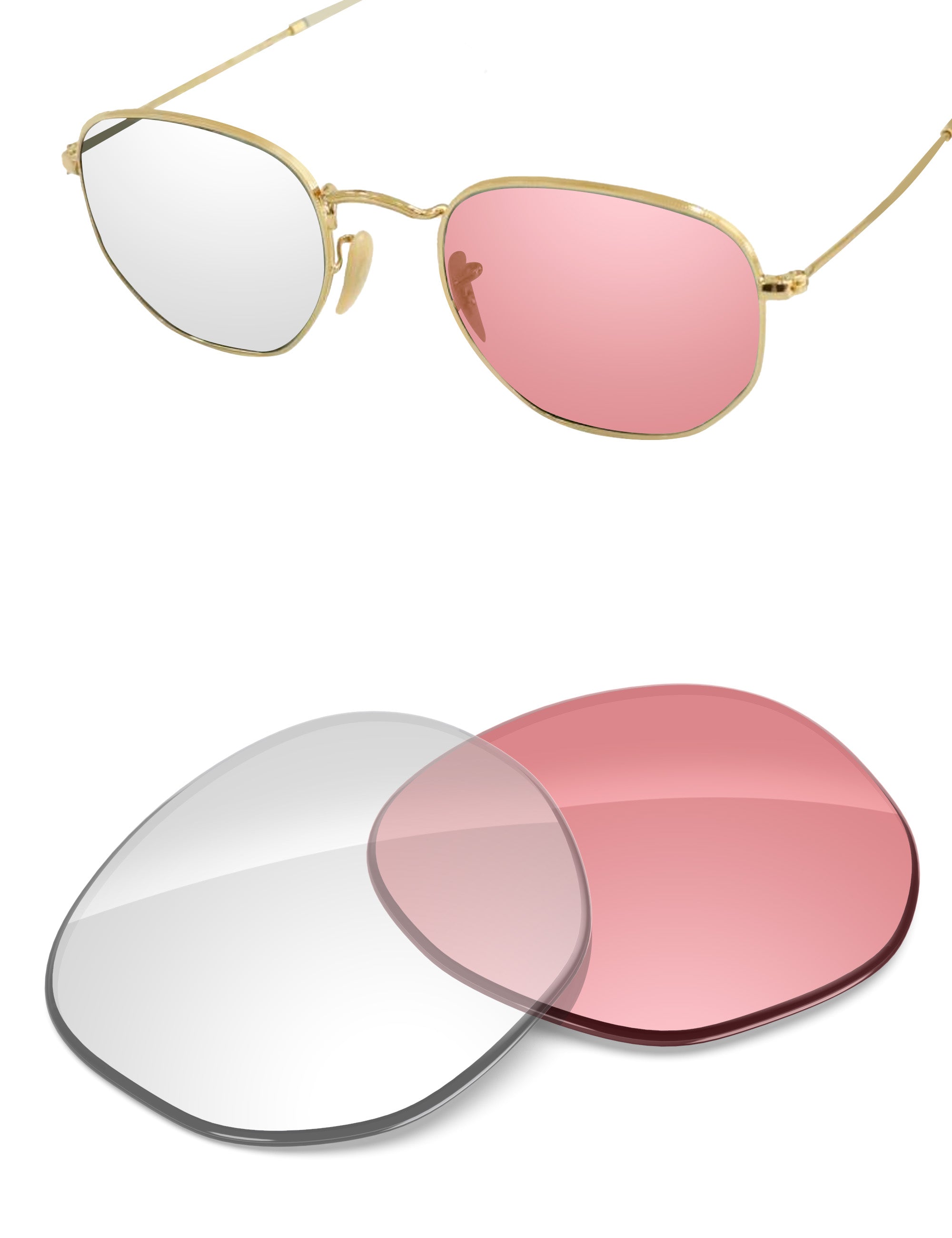 Adapt Pink Photochromic-Non-Polarized