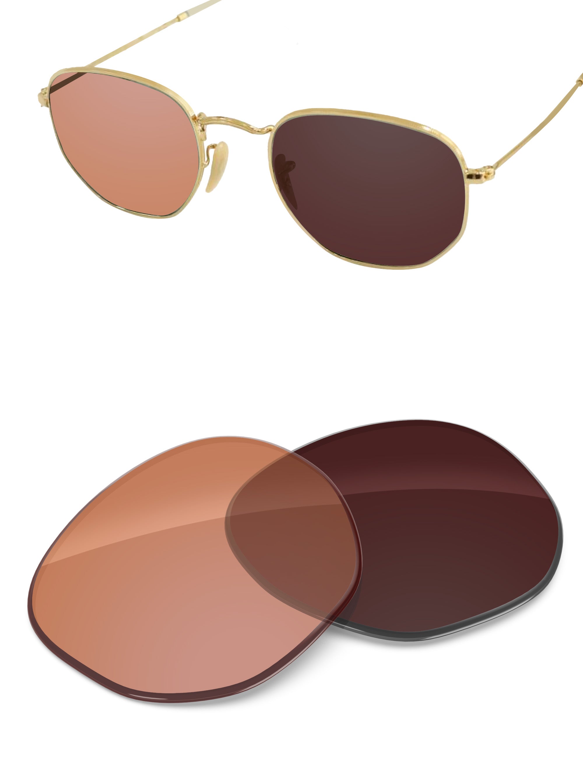 Orange Tint Photochromic-Non-Polarized