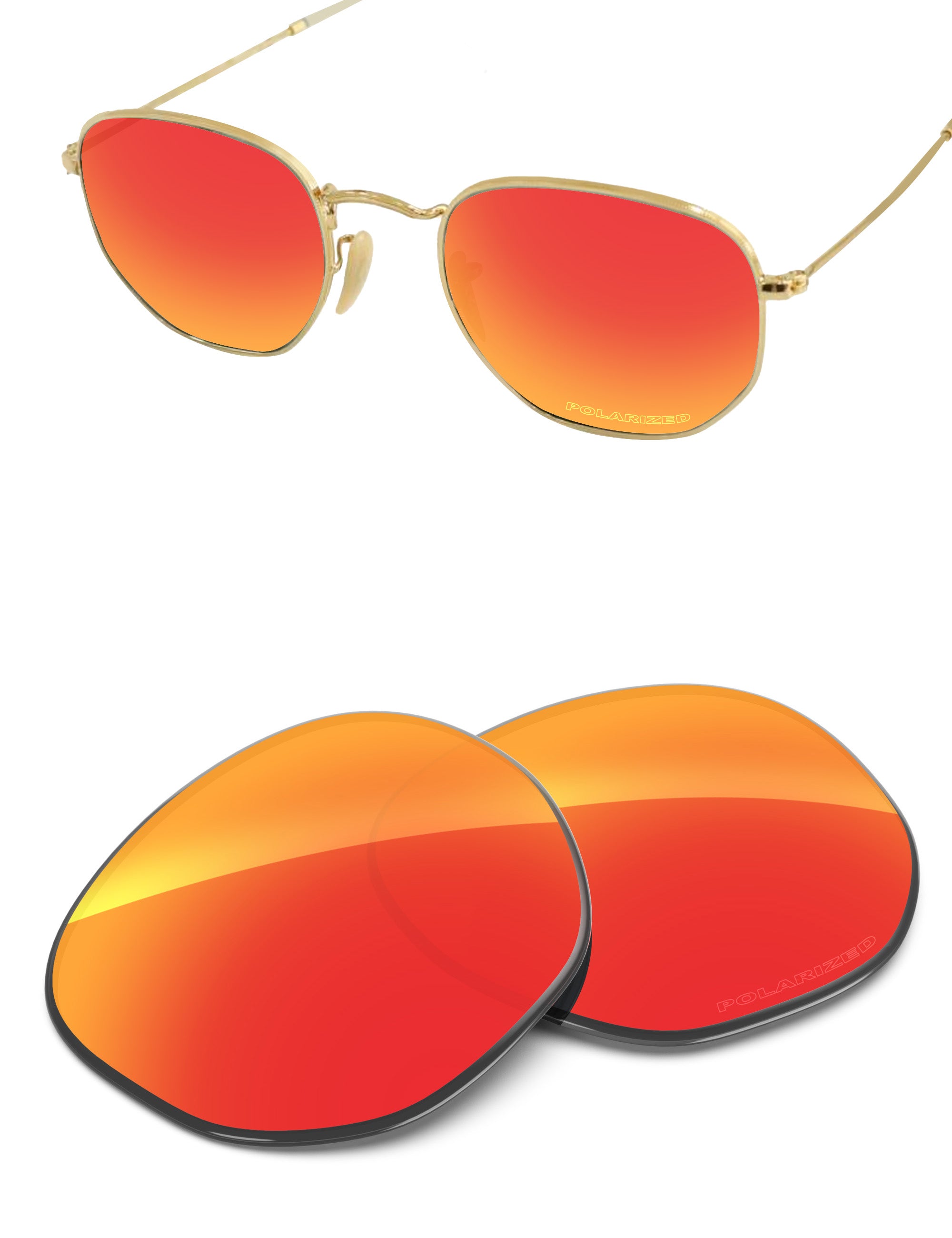 Fire Red FlashMirror™-Polarized