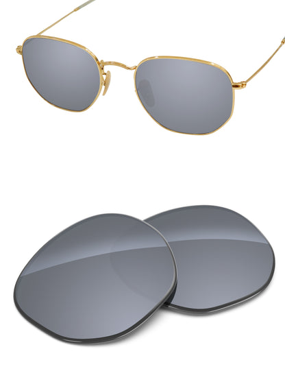 Silver Metallic FlashMirror™-Non-Polarized