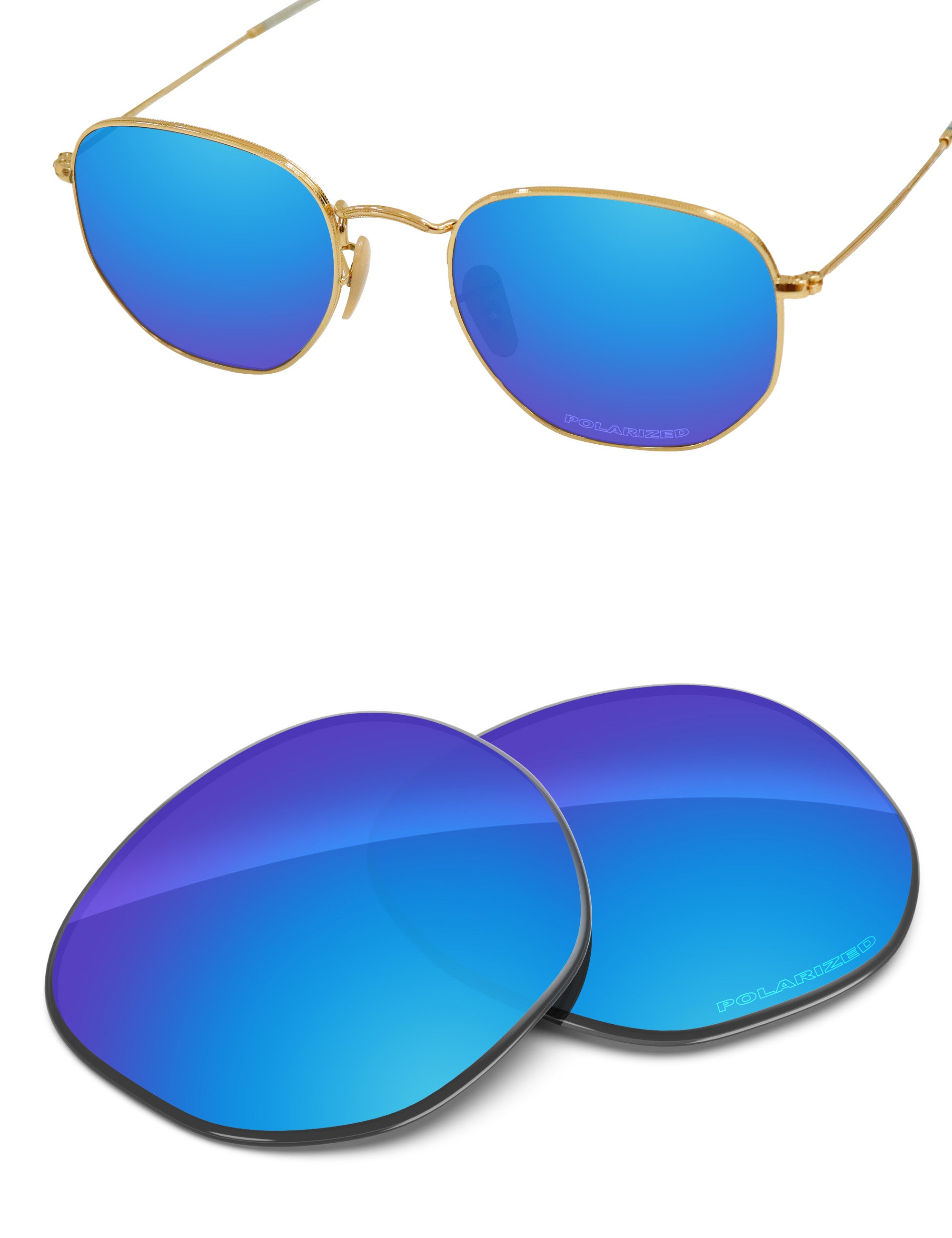 Sky Blue FlashMirror™-Polarized