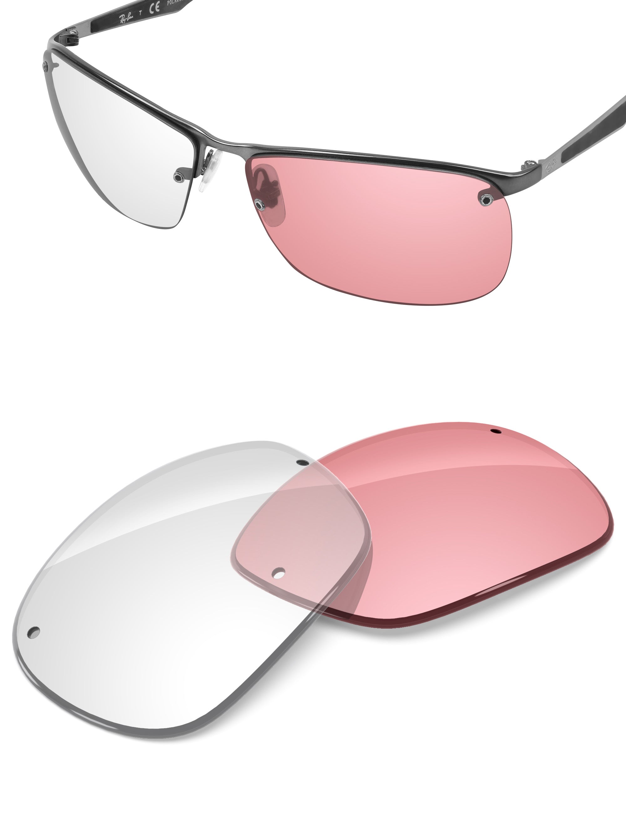 Adapt Pink Photochromic-Non-Polarized