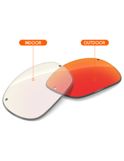 Fire Red FlashMirror™ Photochromic-Non-Polarized