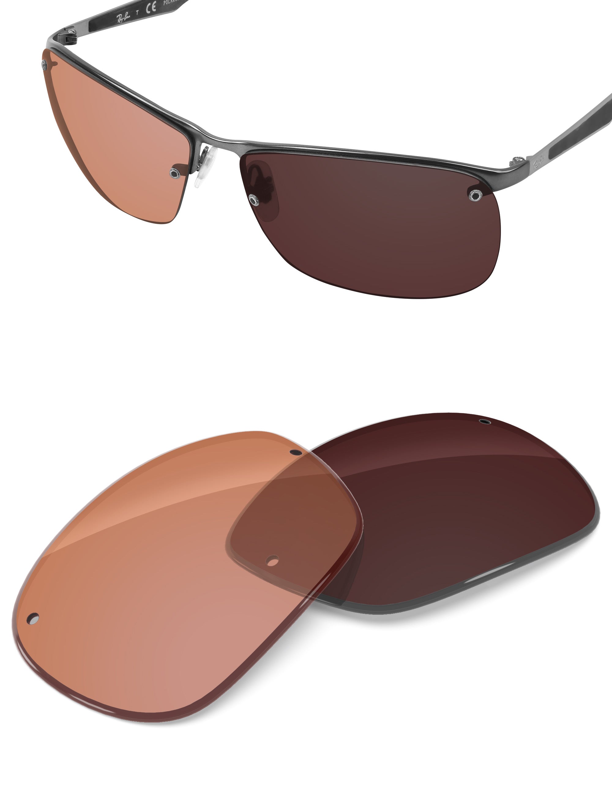 Orange Tint Photochromic-Non-Polarized