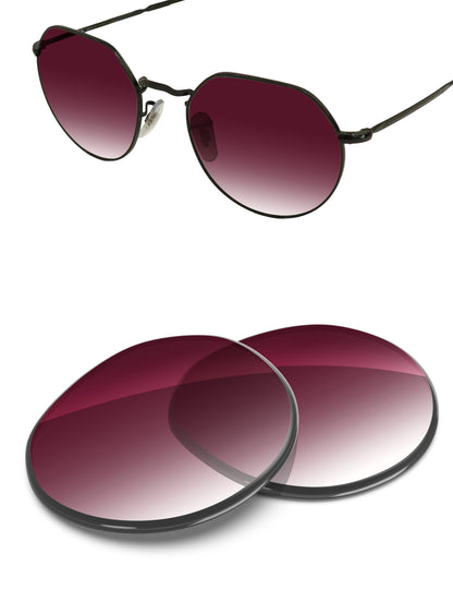 Wine Red Gradient-Non-Polarized