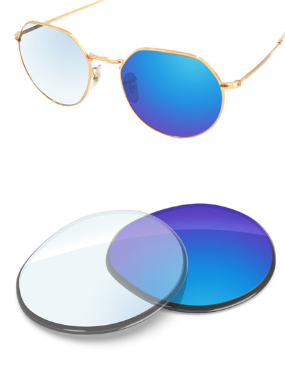 Sky Blue FlashMirror™ Photochromic-Non-Polarized