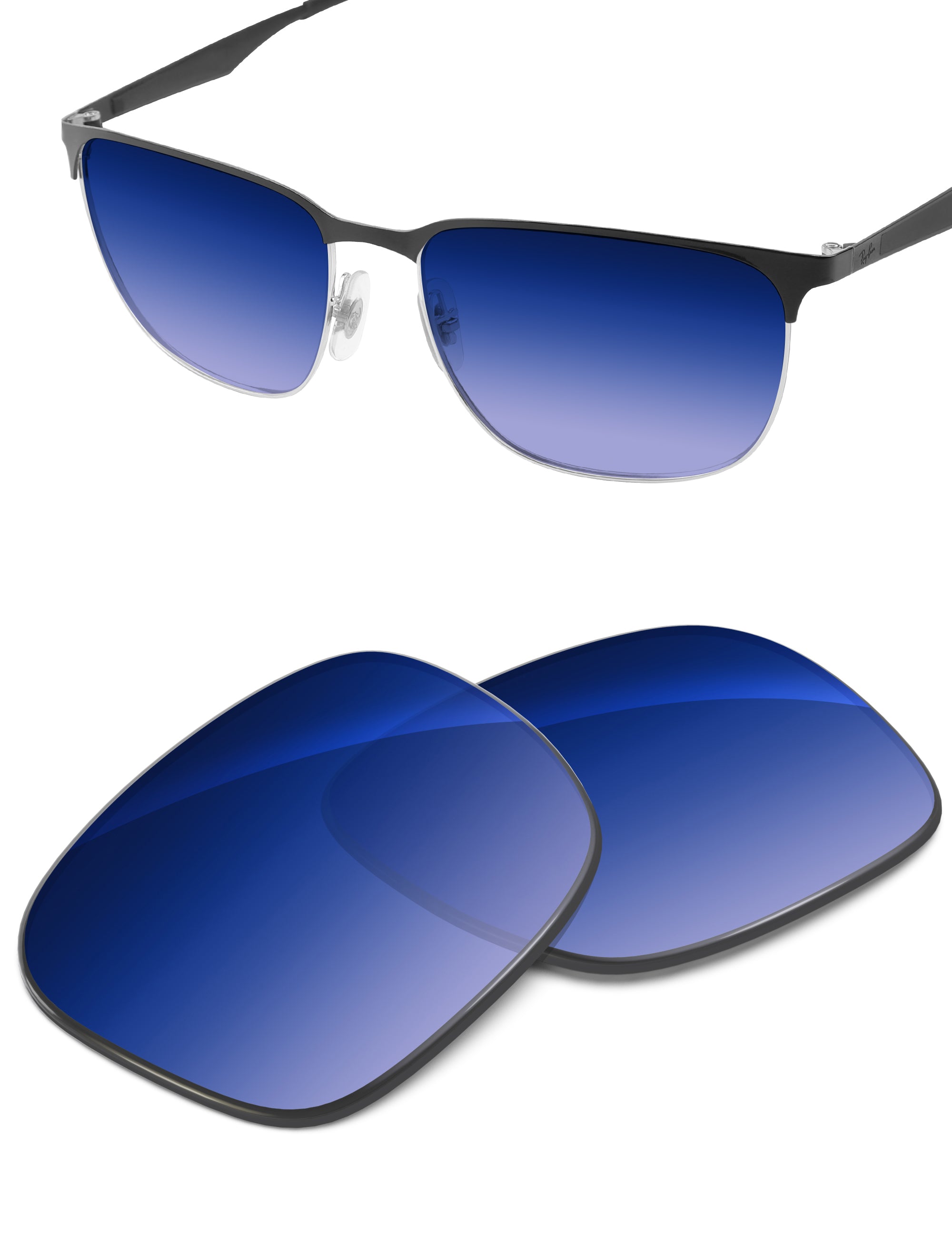 Aqua Blue Gradient-Non-Polarized