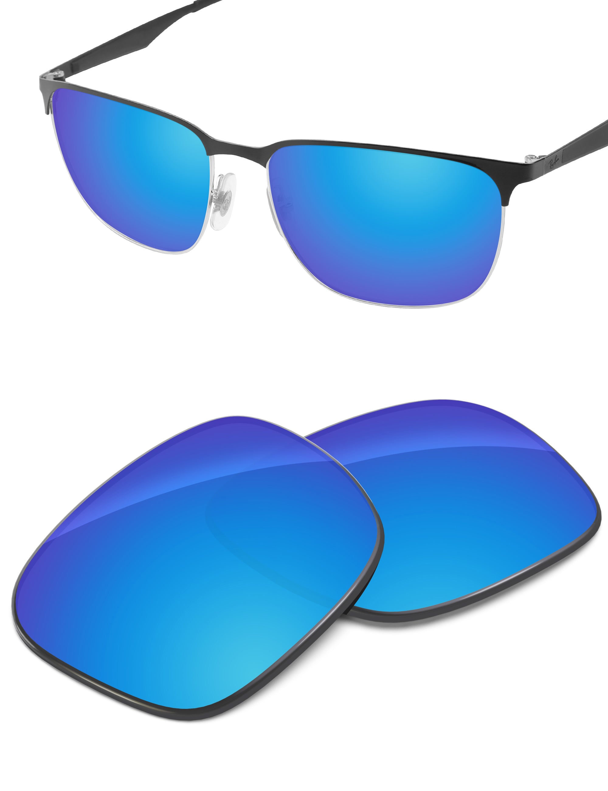 Sky Blue FlashMirror™-Non-Polarized