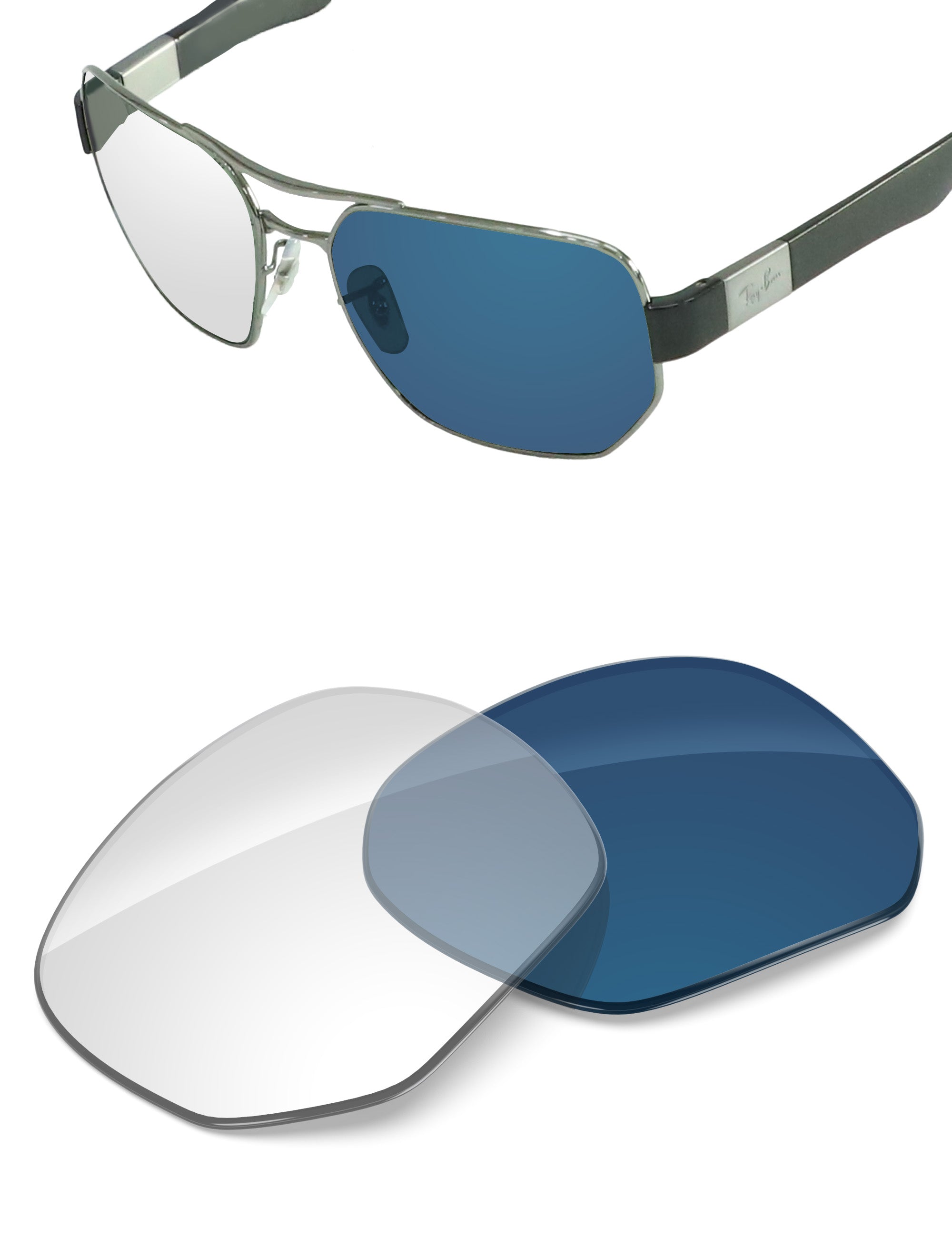 Adapt Blue Photochromic-Non-Polarized