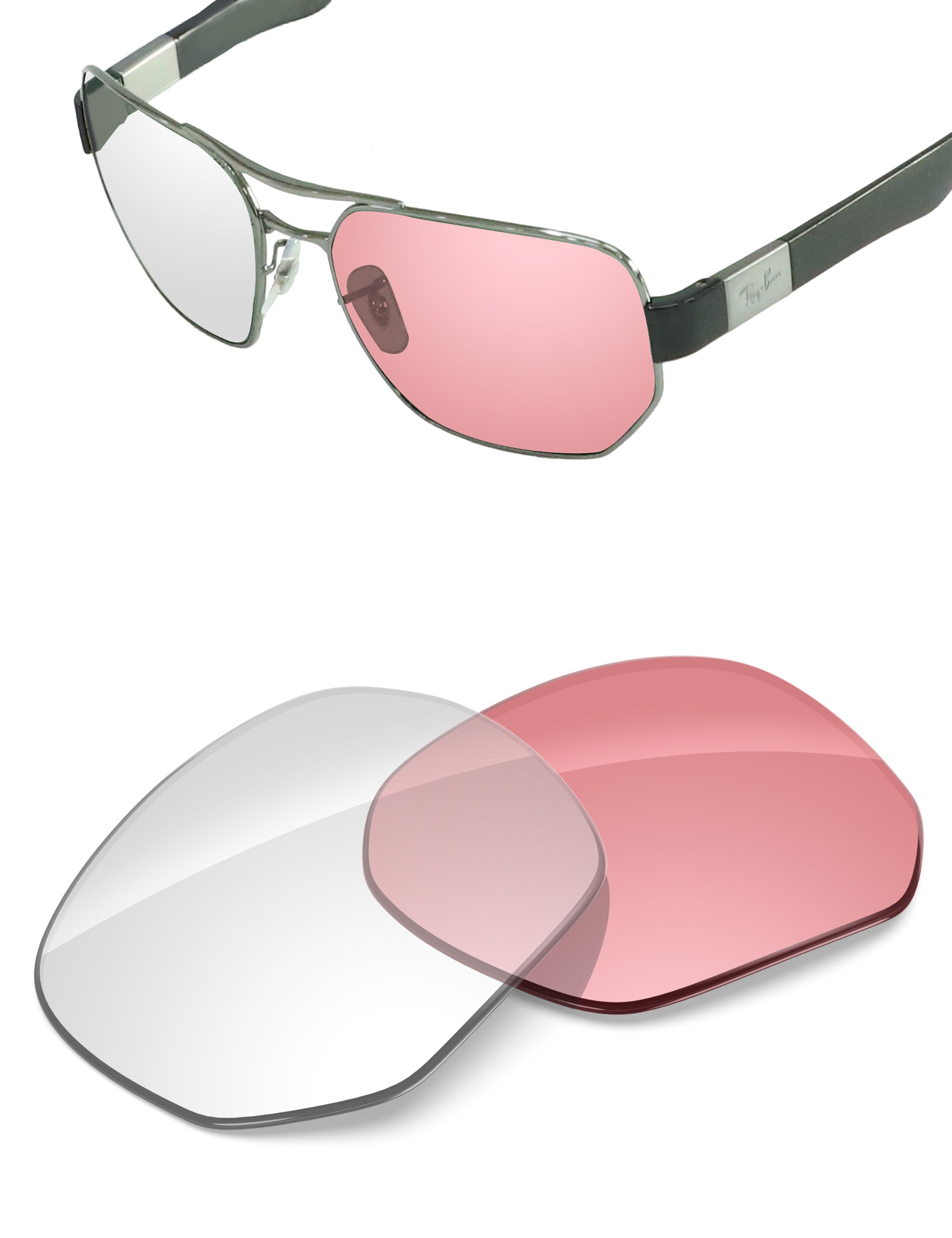Adapt Pink Photochromic-Non-Polarized