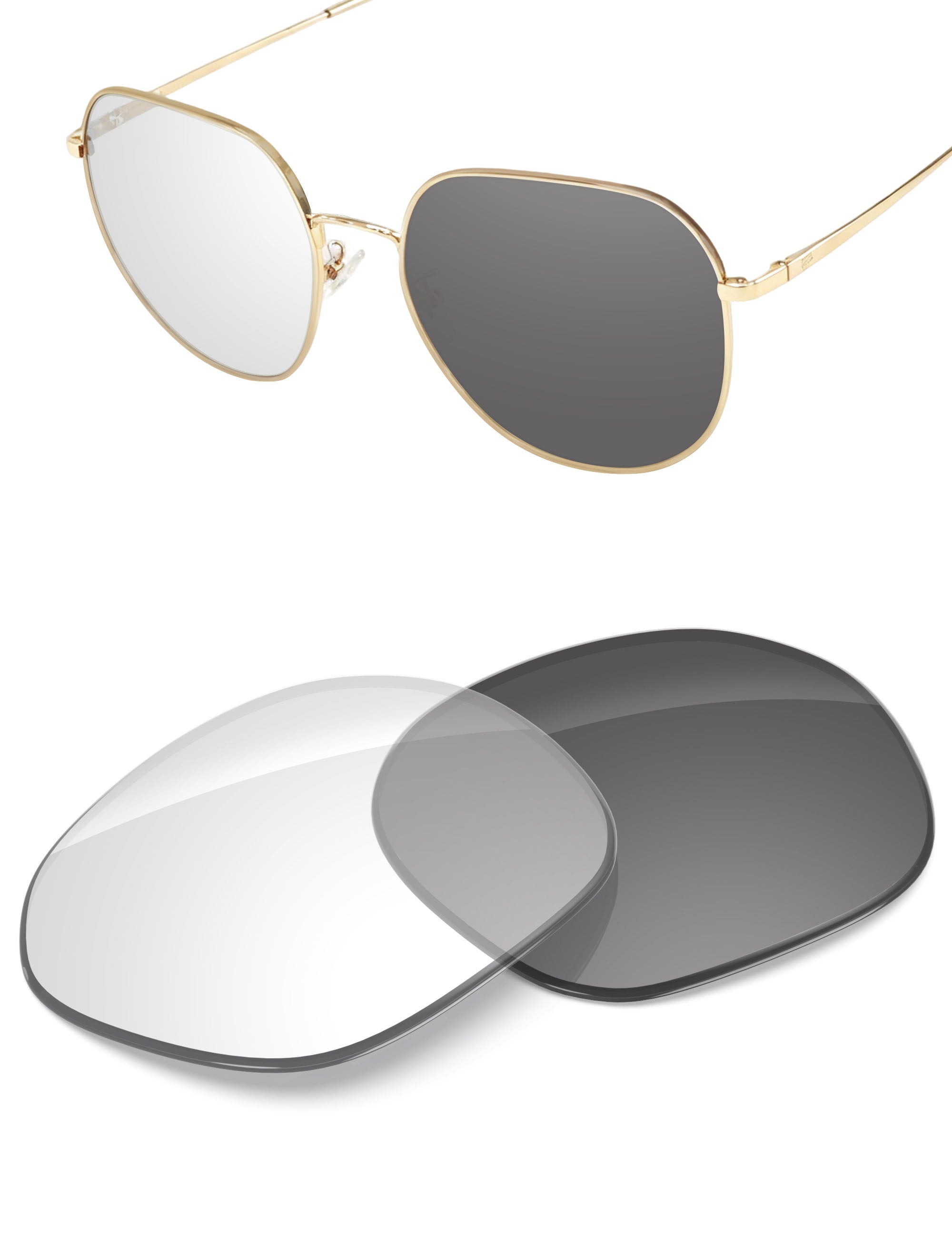 Adapt Gray Photochromic Blue Light Blocking-Non-Polarized