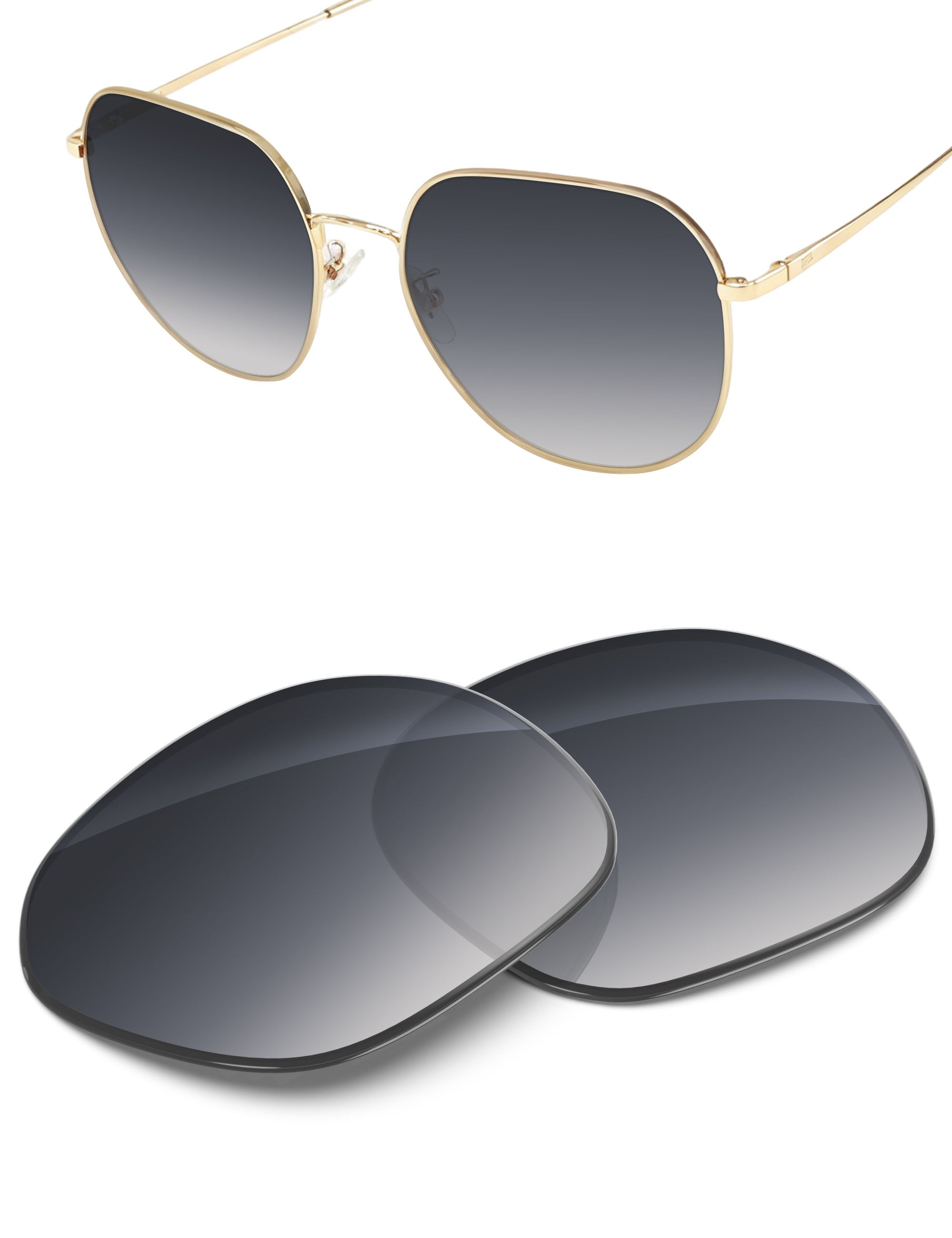 Gray Gradient-Non-Polarized