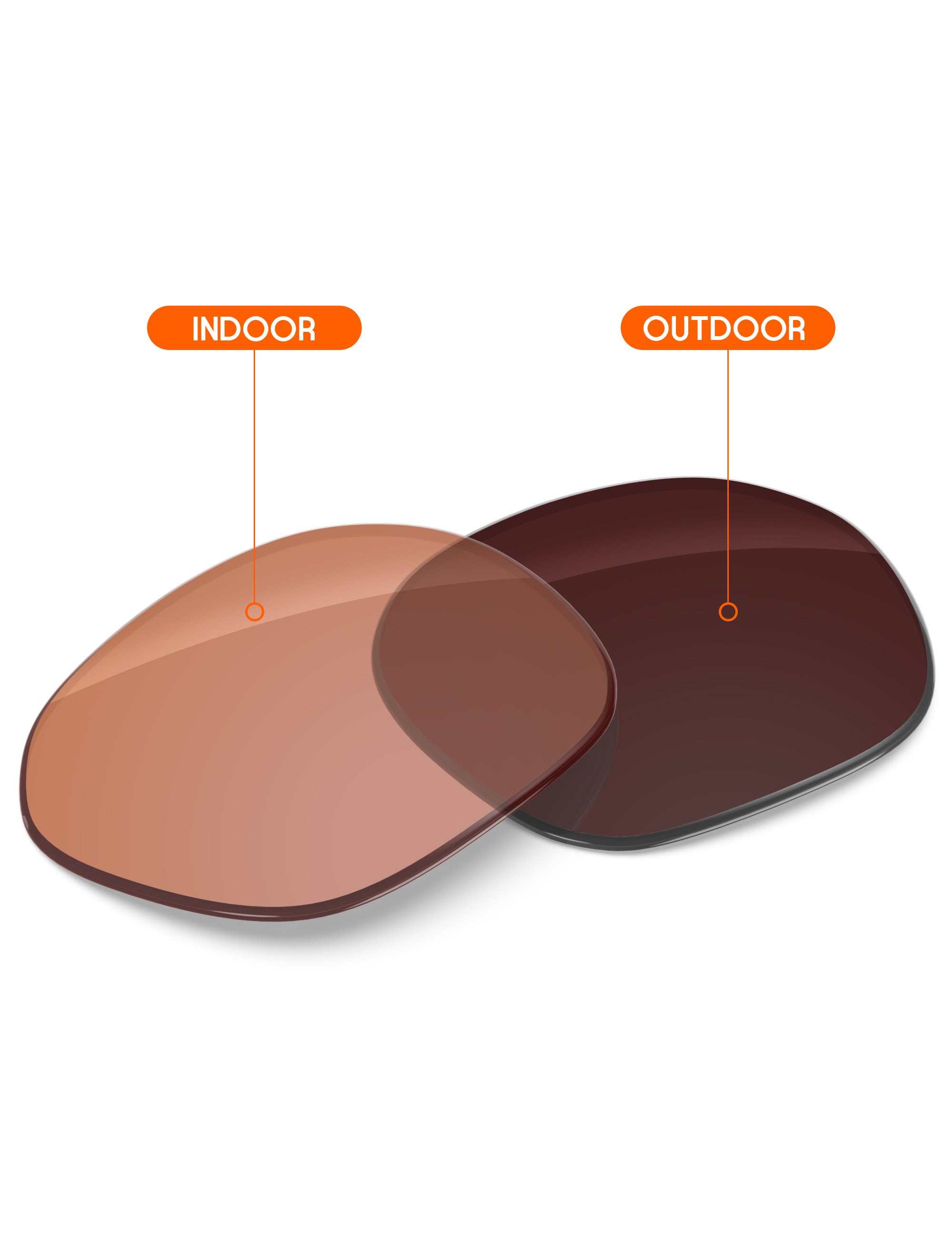 Orange Tint Photochromic-Non-Polarized
