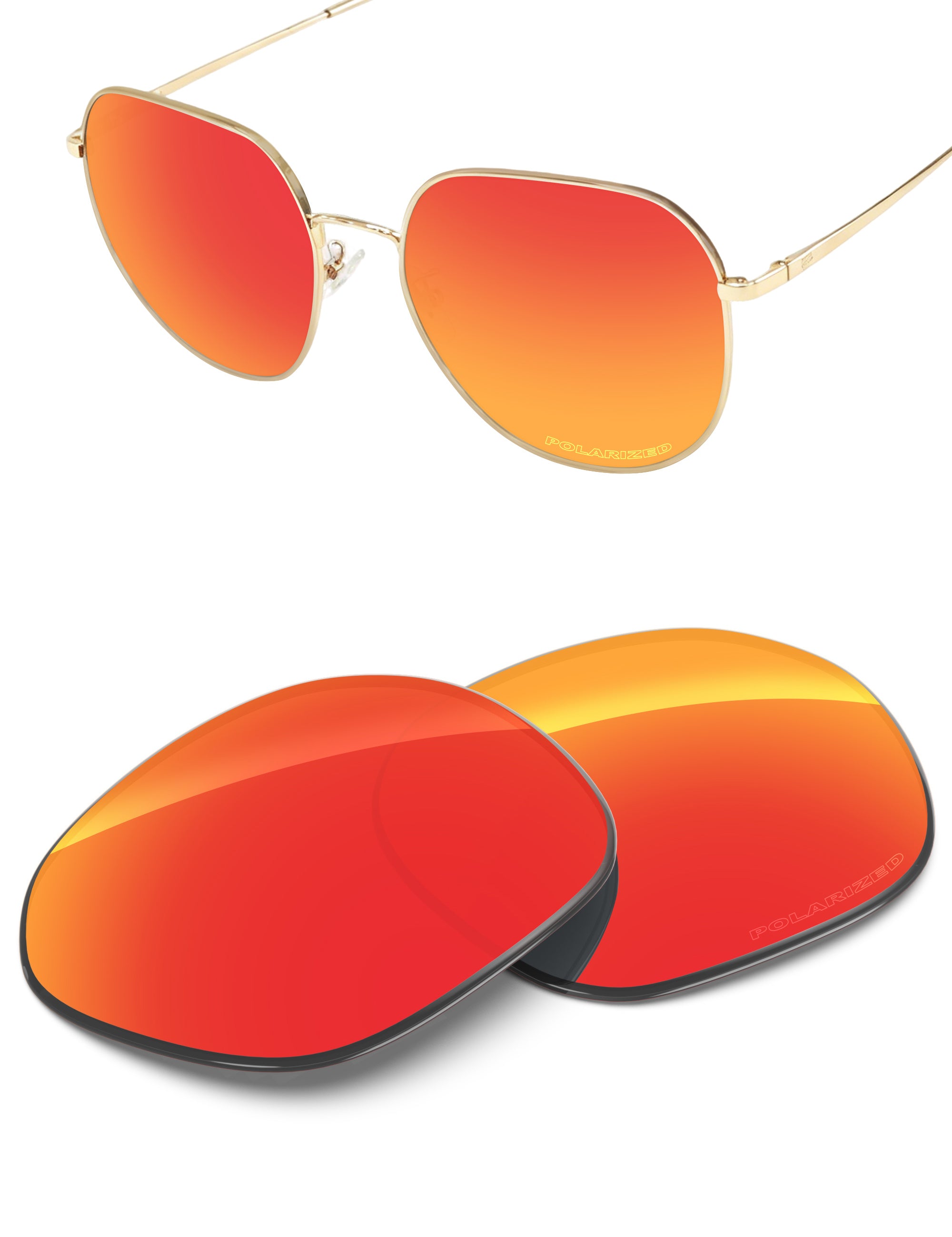 Fire Red FlashMirror™-Polarized