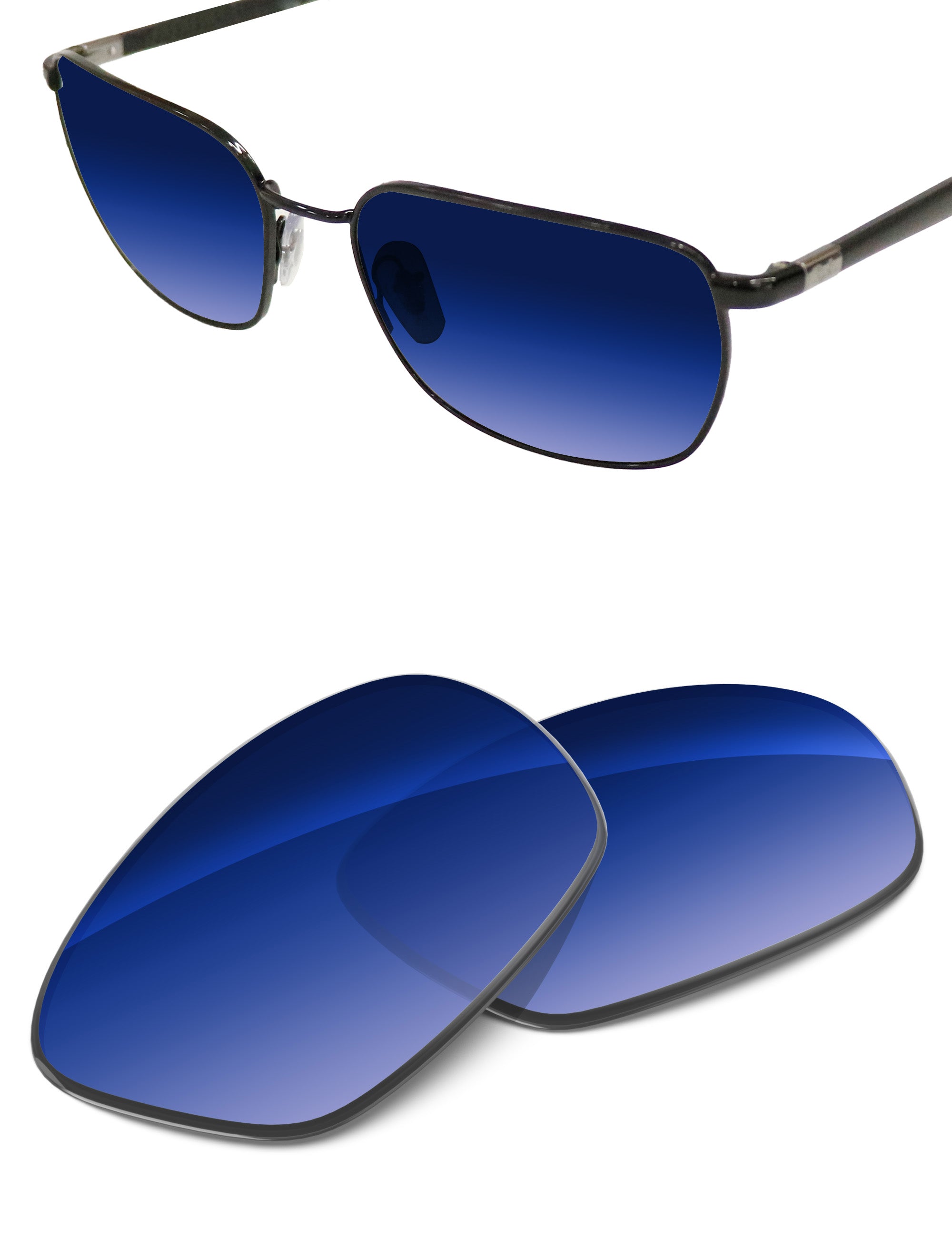 Aqua Blue Gradient-Non-Polarized