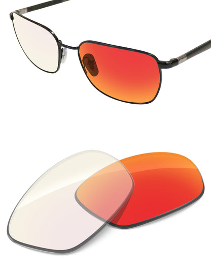 Fire Red FlashMirror™ Photochromic-Non-Polarized