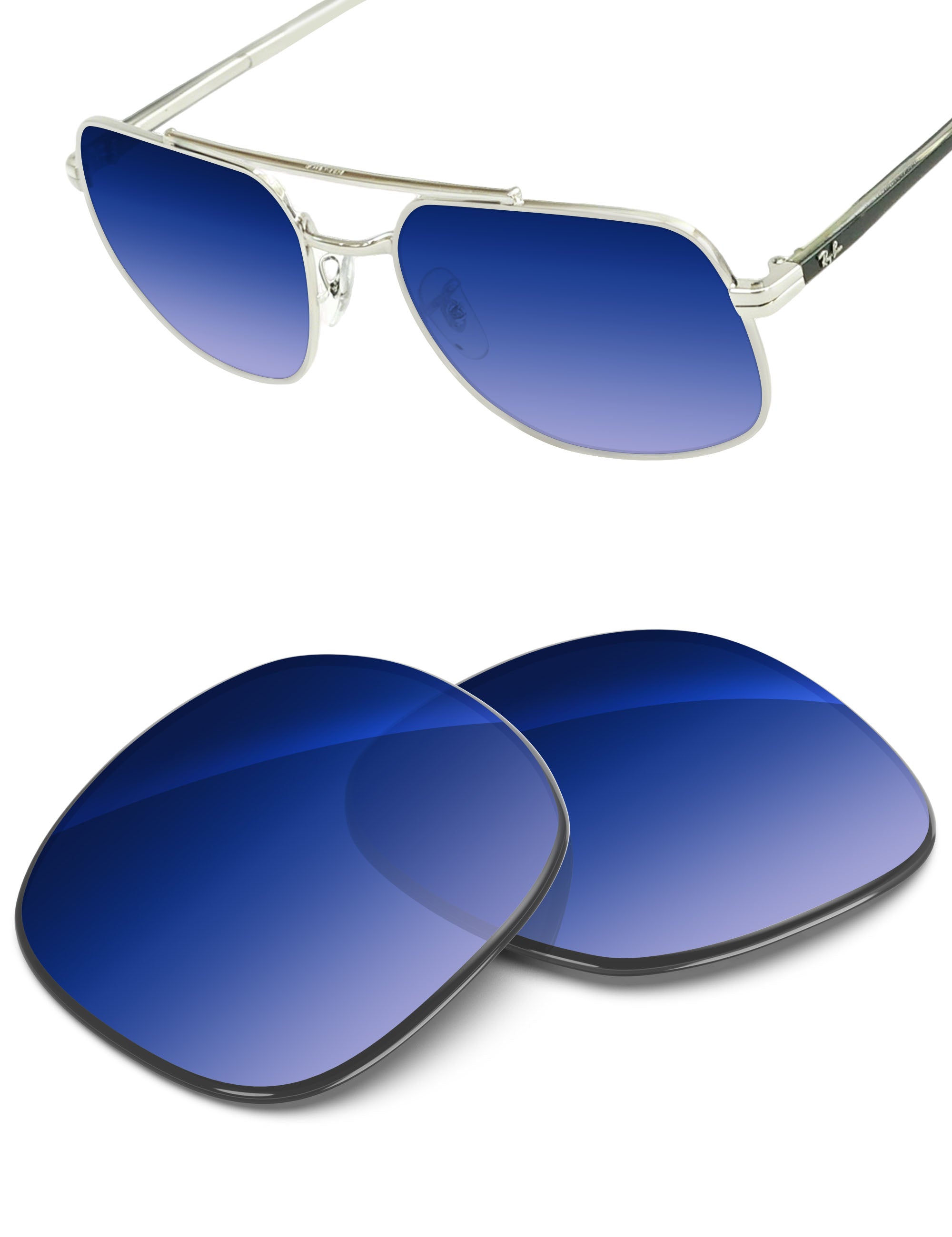 Aqua Blue Gradient-Non-Polarized