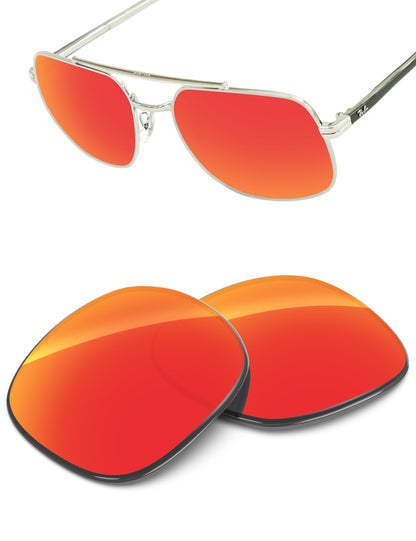 Fire Red FlashMirror™-Non-Polarized