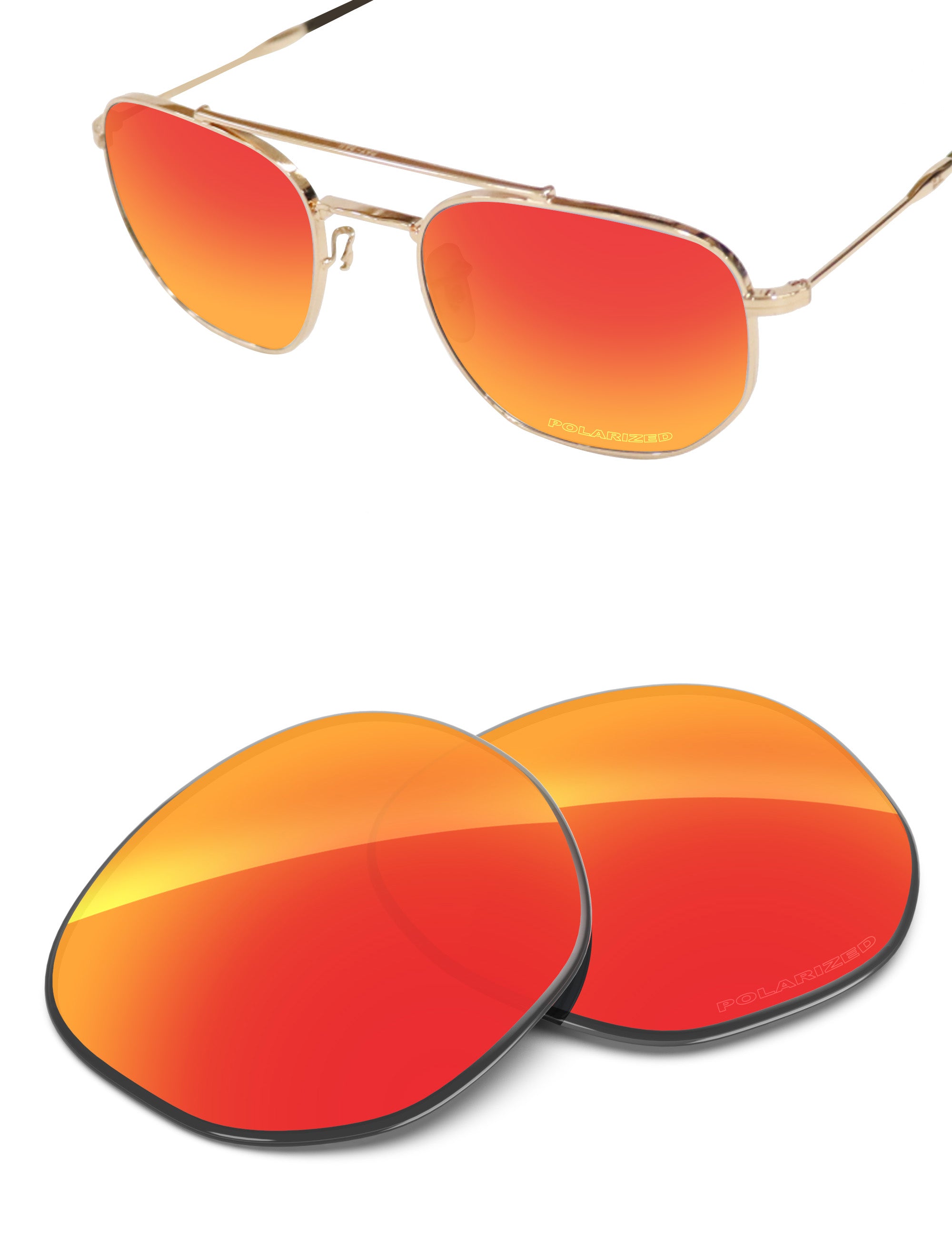 Fire Red FlashMirror™-Polarized