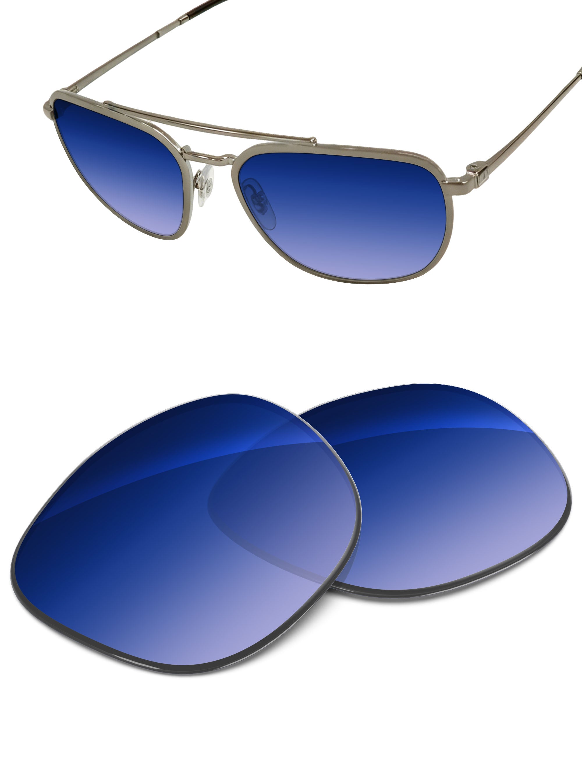 Aqua Blue Gradient-Non-Polarized