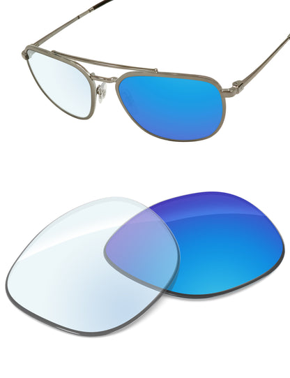 Sky Blue FlashMirror™ Photochromic-Non-Polarized
