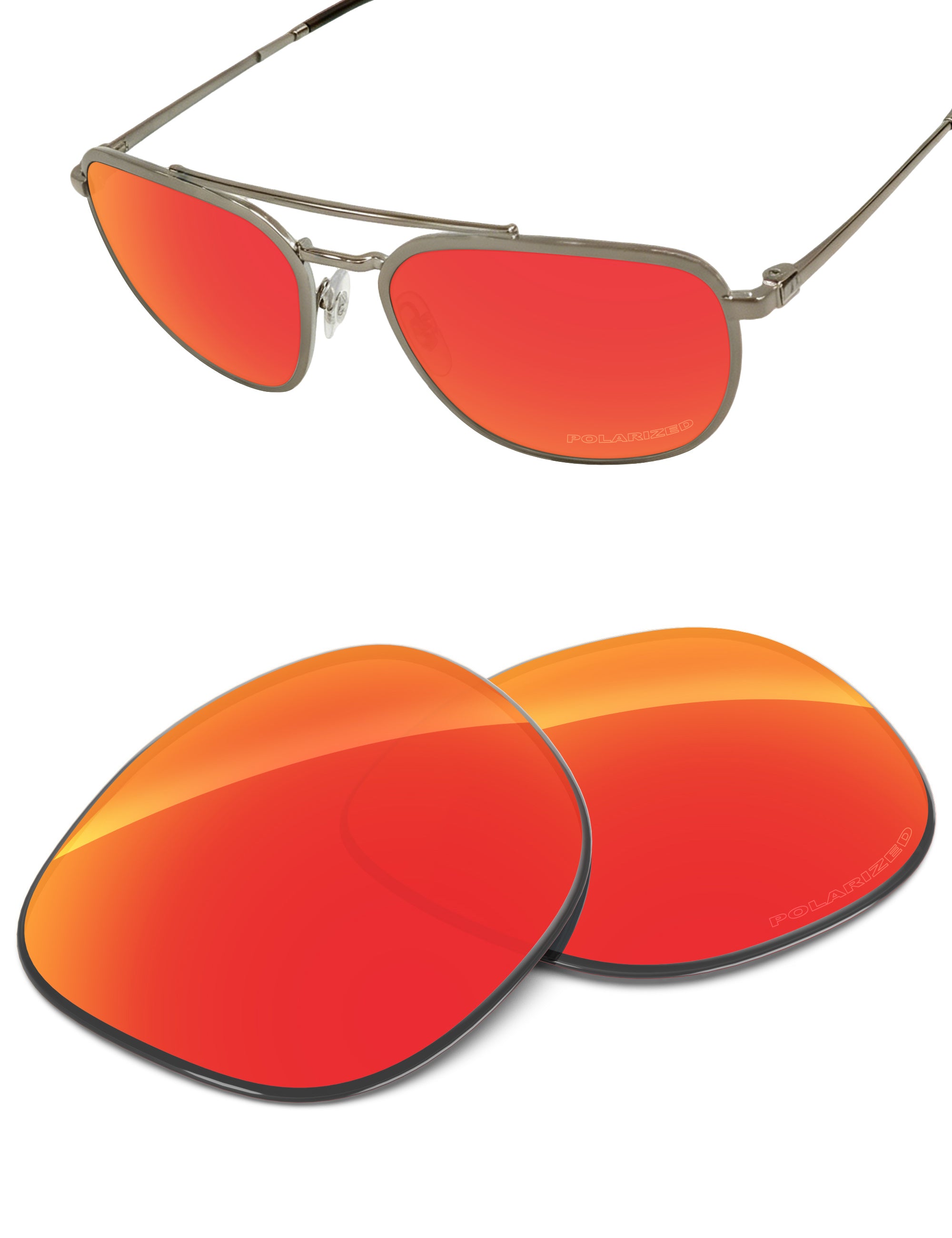 Fire Red FlashMirror™-Polarized