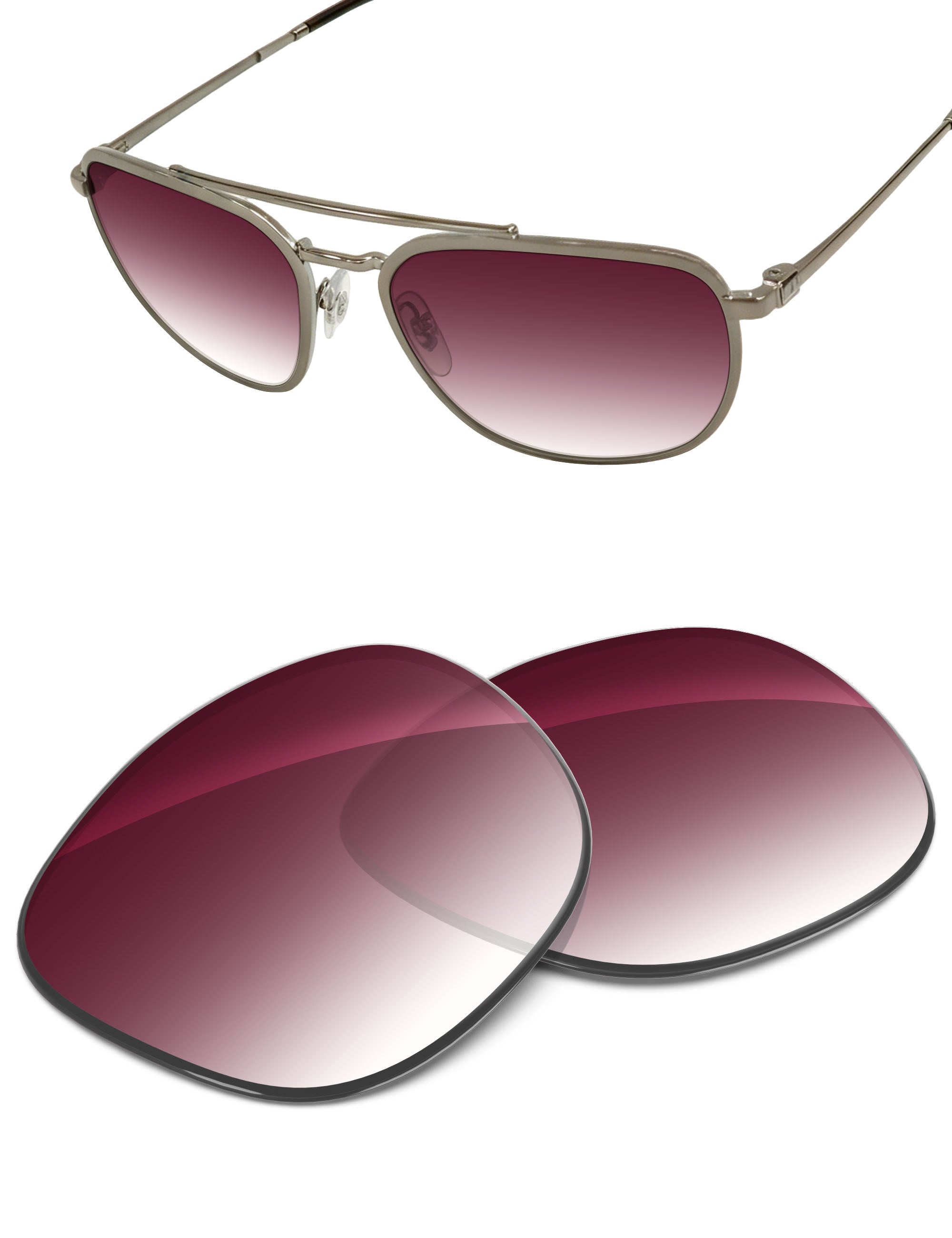 Wine Red Gradient-Non-Polarized
