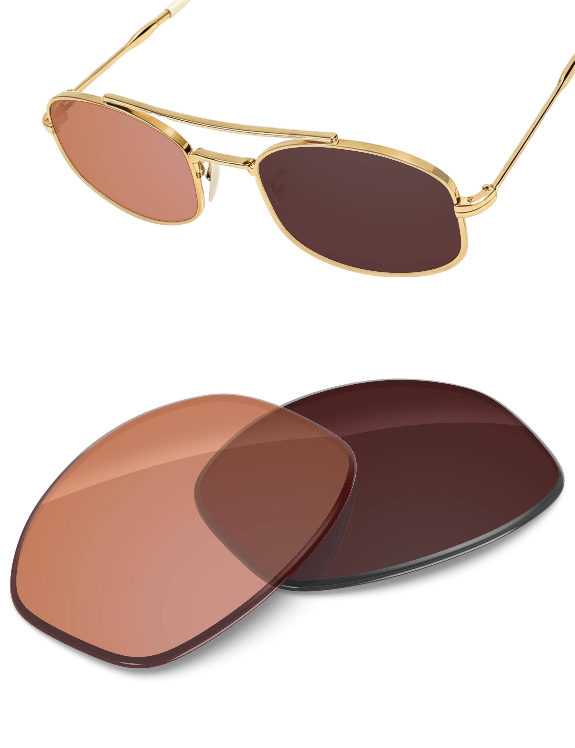 Orange Tint Photochromic-Non-Polarized