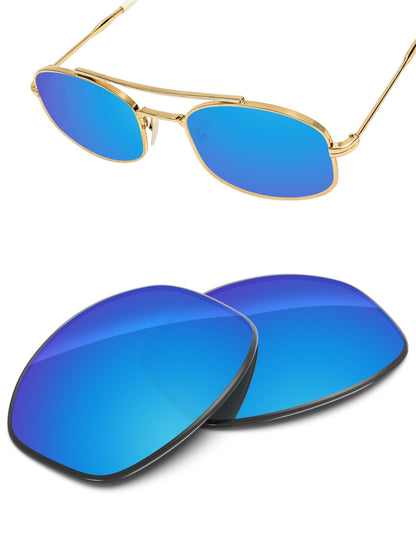 Sky Blue FlashMirror™-Non-Polarized