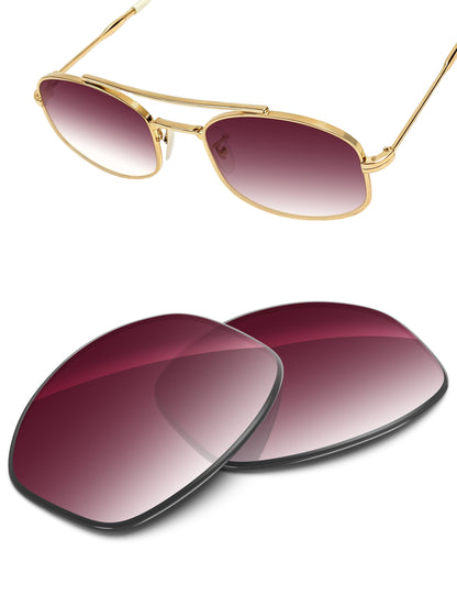 Wine Red Gradient-Non-Polarized