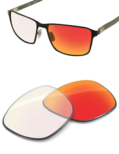 Fire Red FlashMirror™ Photochromic-Non-Polarized