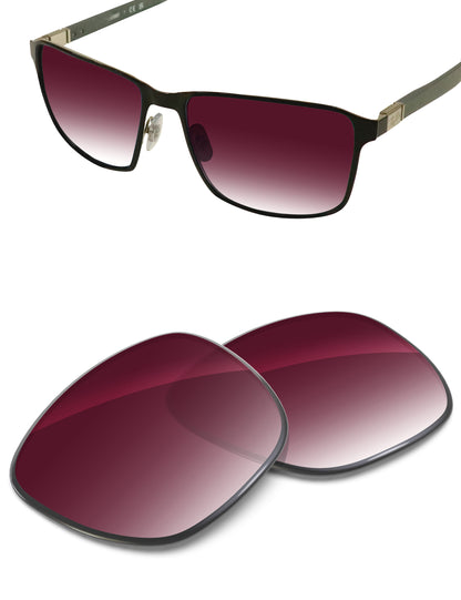 Wine Red Gradient-Non-Polarized