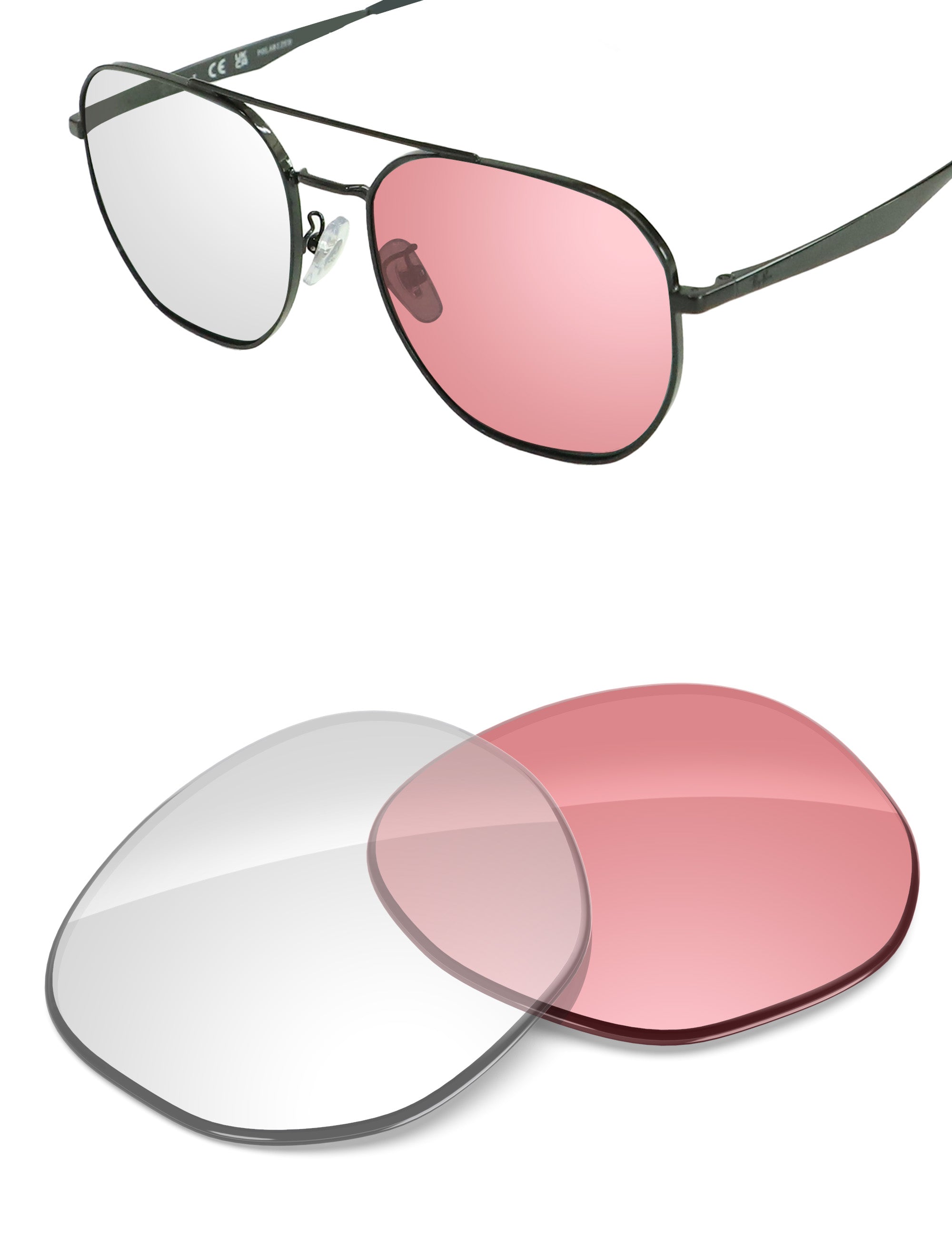 Adapt Pink Photochromic-Non-Polarized