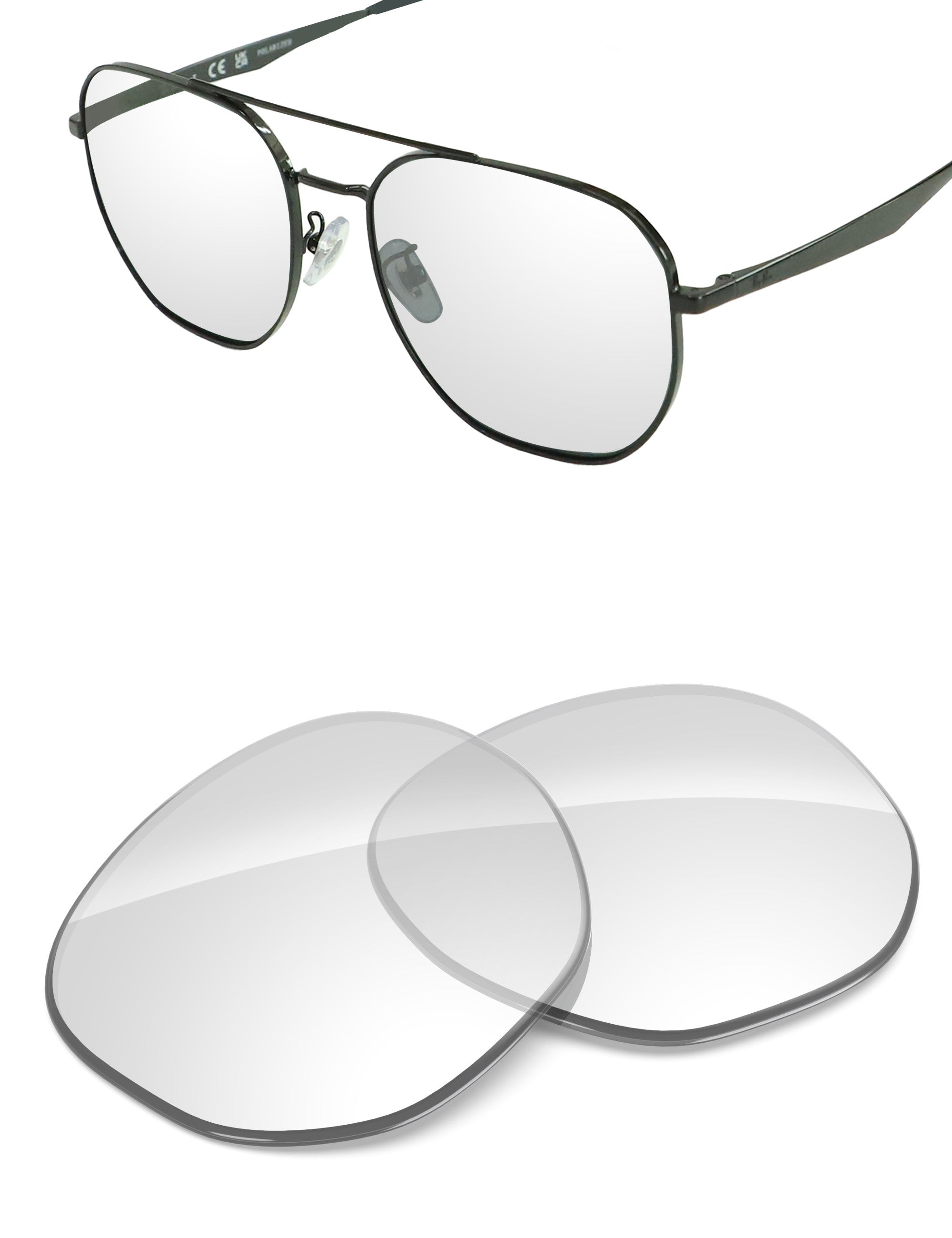 HD Clear Blue Light Blocking-Non-Polarized