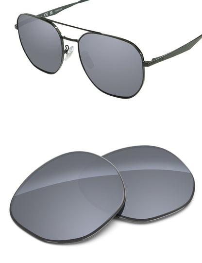 Silver Metallic FlashMirror™-Non-Polarized